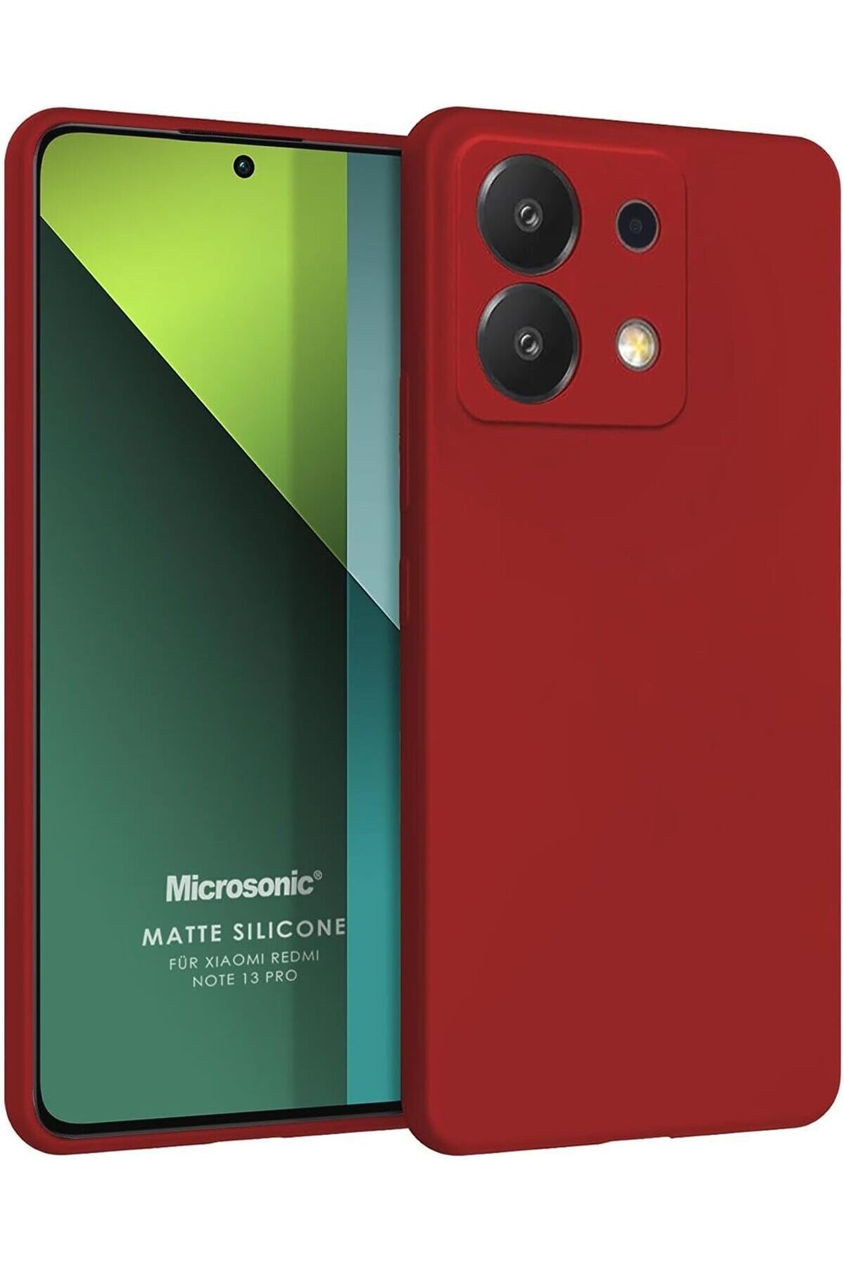 STOREMAX Silicone 13 Pro 5G için Kılıf Kırmızı [ 13 Pro 5G ile Uyumlu Kılıf - Kırmızı] 1014773