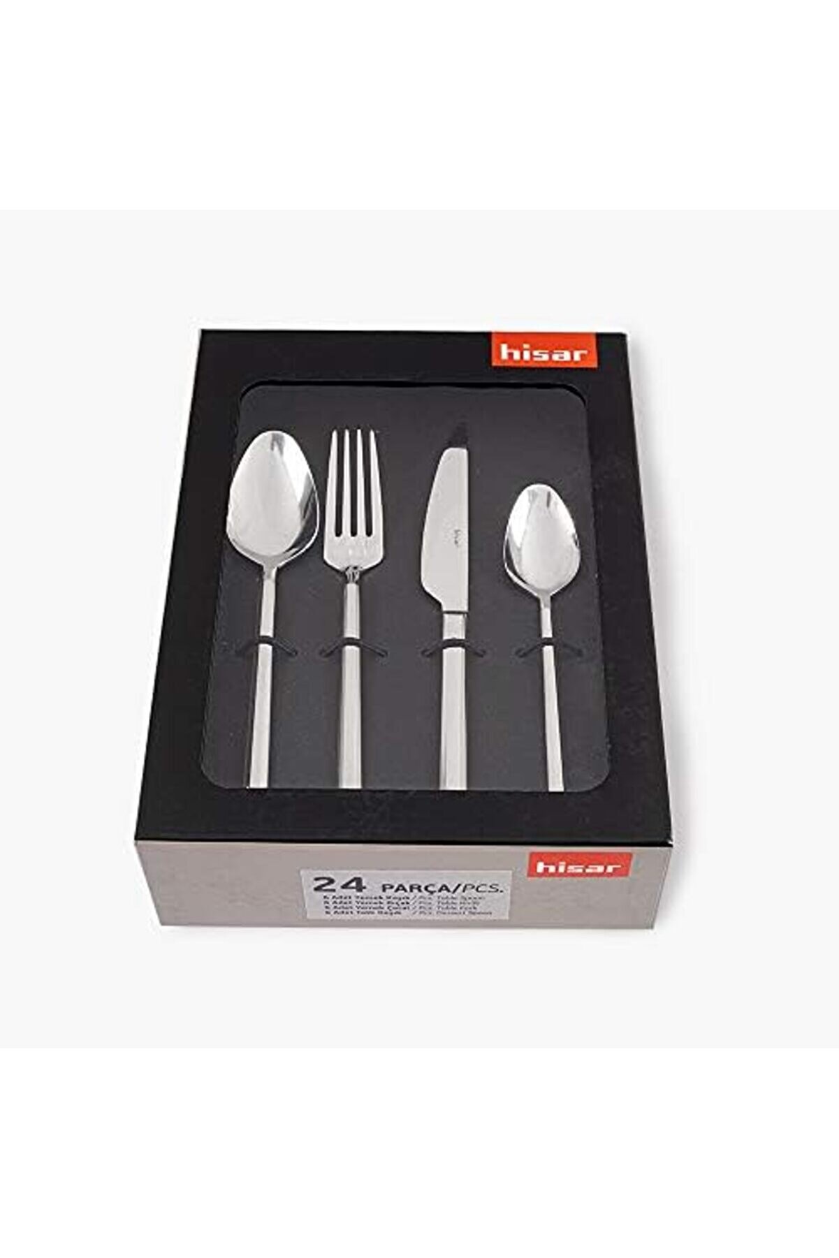 24 Par&ccedil;a Fethi̇ye &Ccedil;atal Kaşık Bı&ccedil;ak Seti̇ 1014773