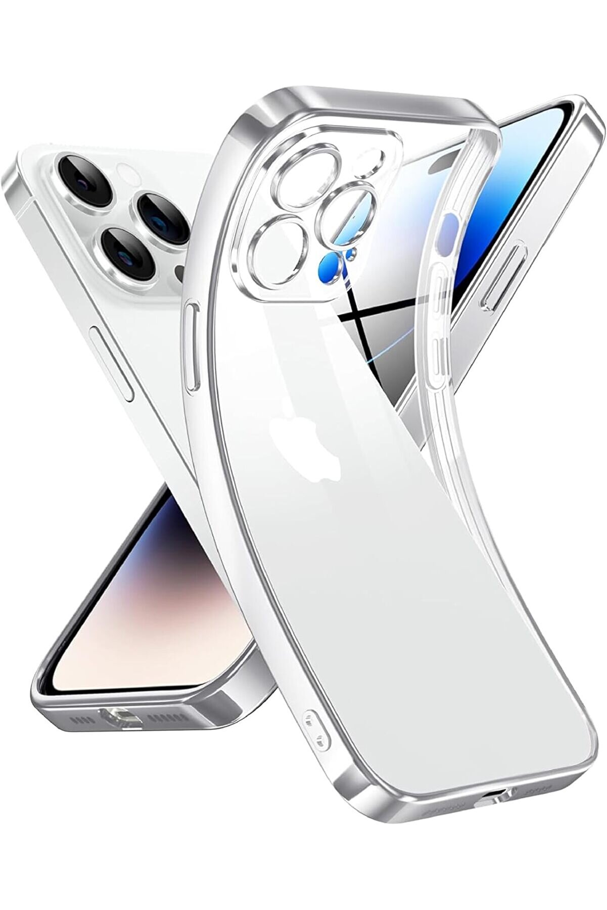 STOREMAX İPhone 13 Pro Max Kamera Korumalı Şeffaf Silikon Kılıf 1014773