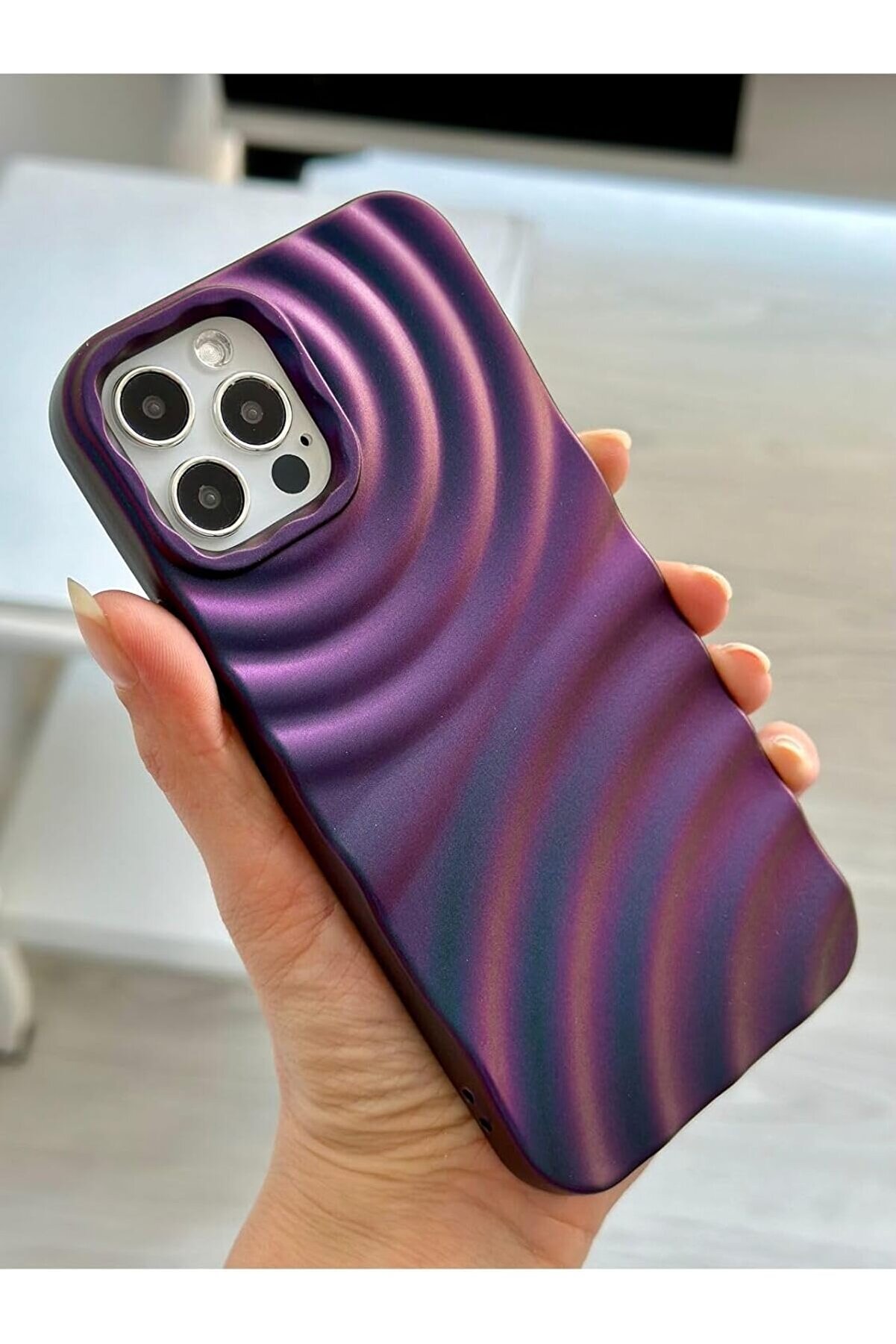 STOREMAX Aksesuar İPhone 12 ve 12 pro ile Uyumlu 3d Kabartma Mat Silikon Kılıf 1014773