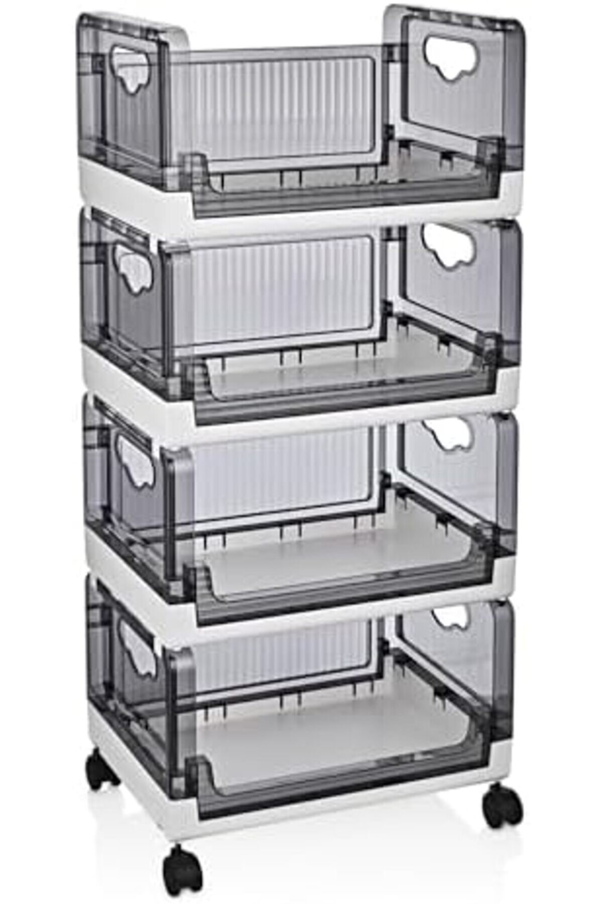 4 Katlı Portati̇f Organi̇zer Raf Beyaz, Beyaz 1014773