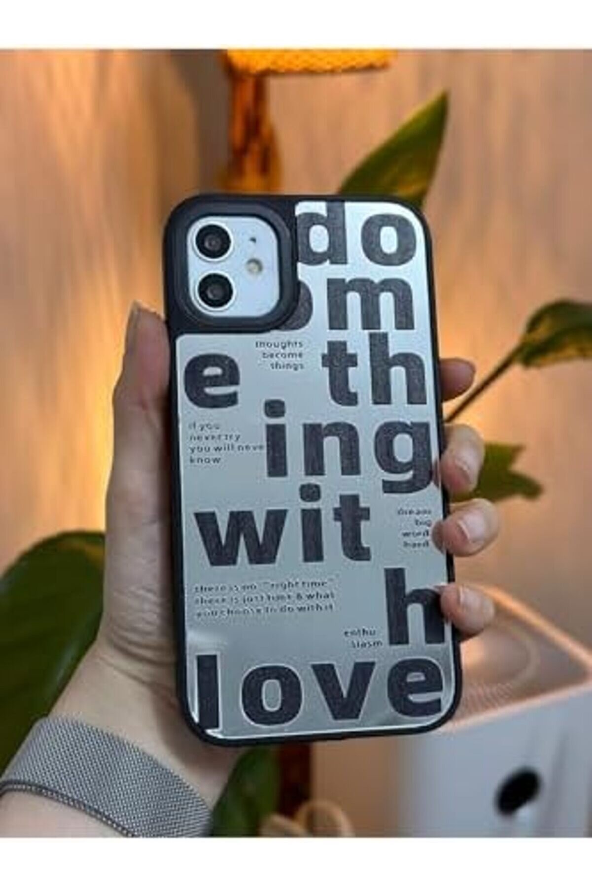 Aksesuar 11 İle Uyumlu Aynalı Darbe &Ouml;nleyi̇ci̇ Kamera Korumalı Si̇li̇kon Kılıf 1014773