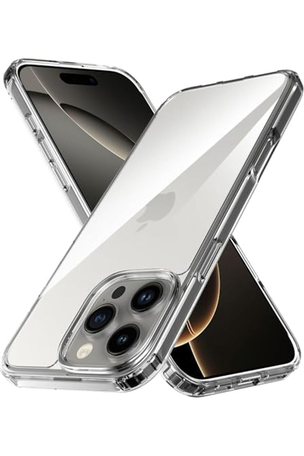 16 Pro Max Uyumlu Şeffaf Si̇li̇kon Kılıf Darbeye Çi̇zi̇lmeye Karşı 16 Pro Max Arka Kapak Esnek Gi̇bi̇ Şeff