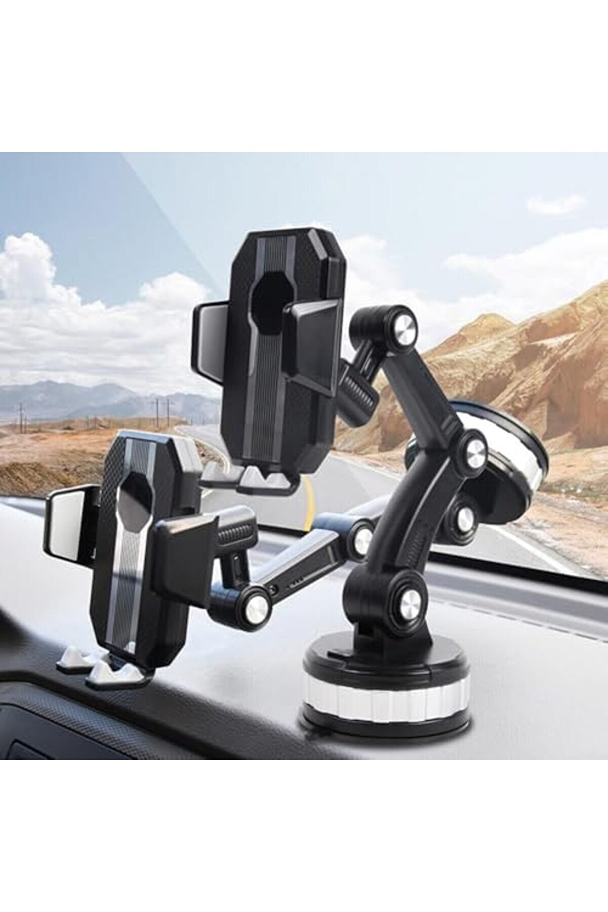 Pltnstoreshop Mt42 Büyük Telefon Tutucu Araba Kamyon Suv Ve Kamyonetler İçi̇n Araç İçi̇ Vantuzlu Pltns