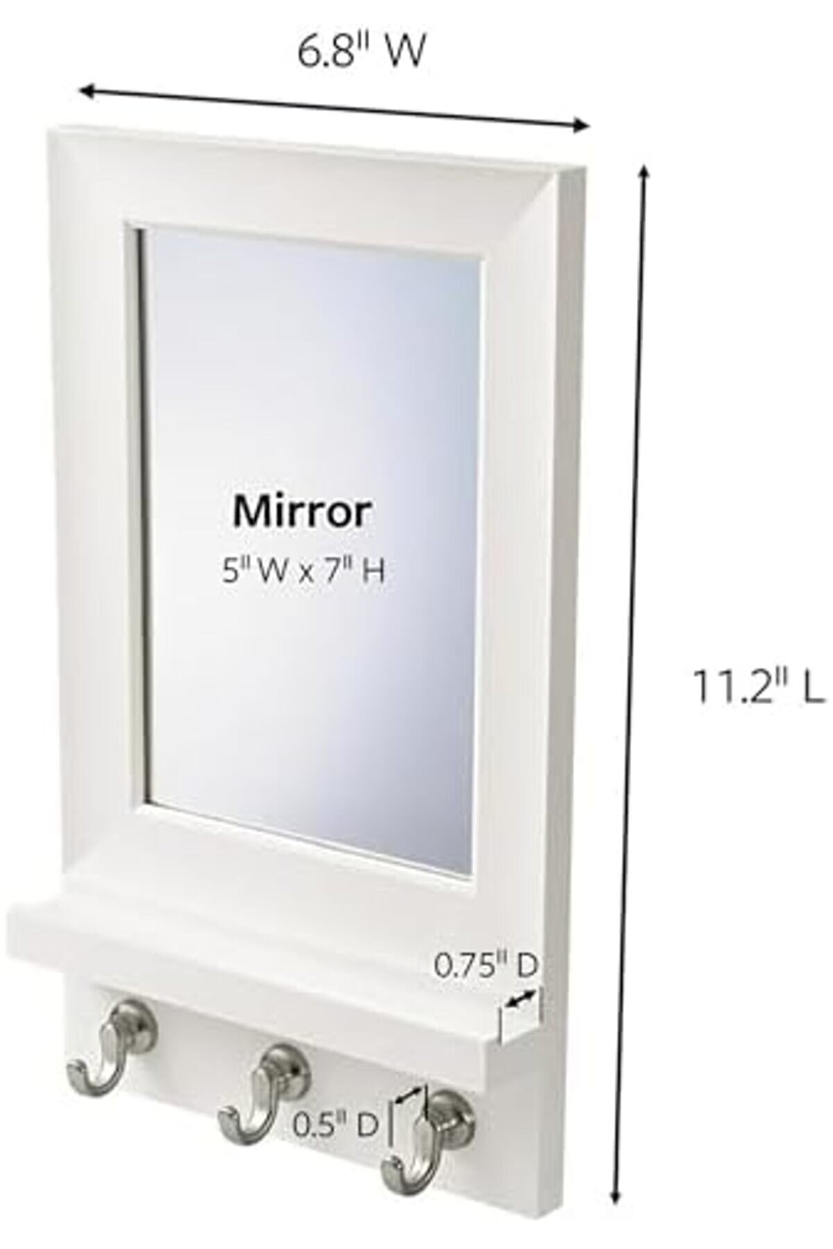 Pltnstoreshop Ayna D&uuml;zenleyi̇ci̇, Kuvars, Anahtar Kancalı 1-D&uuml;zenleyi̇ci̇, 8-Orta Şeri̇tler (Hom24Mq-Es),