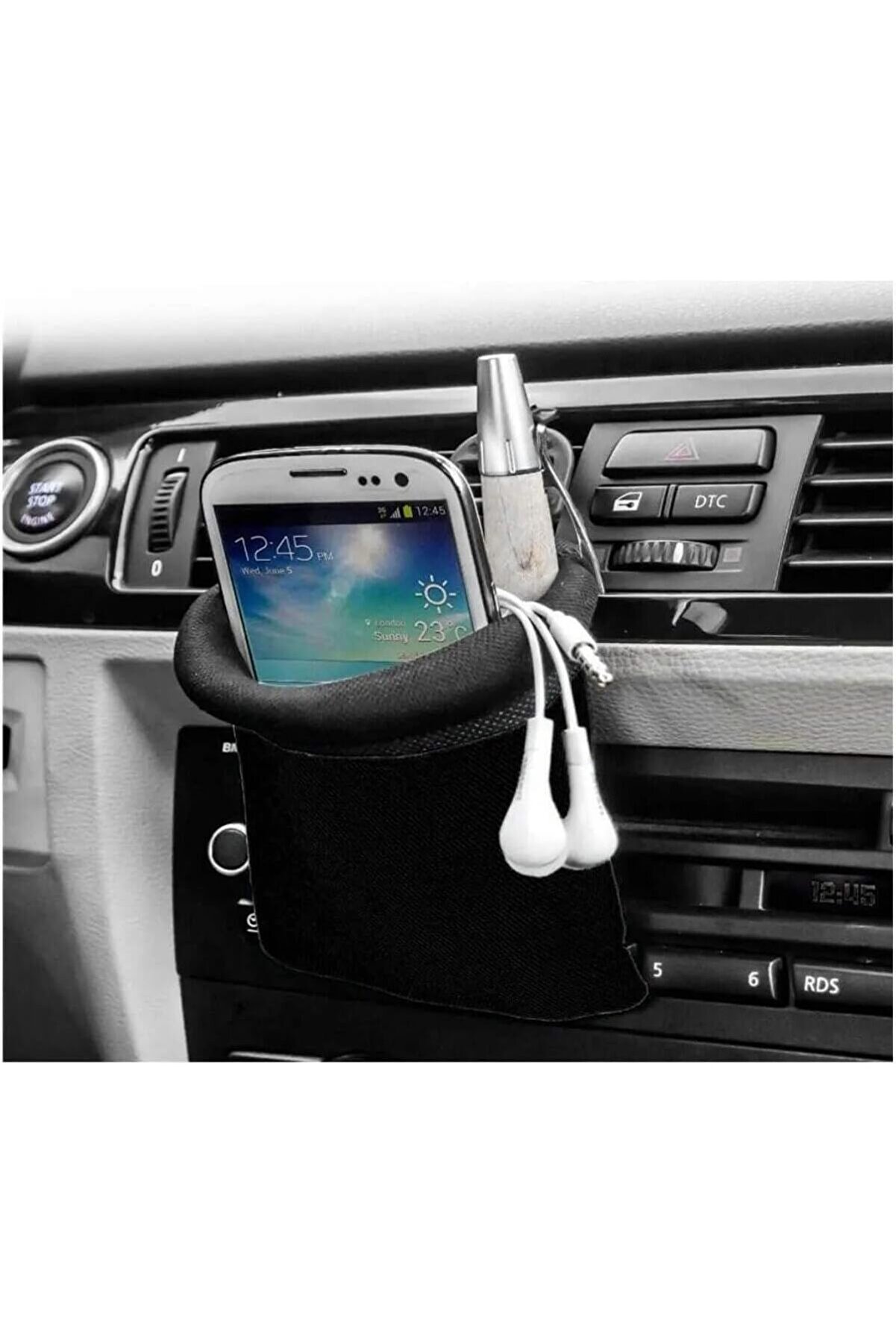 STOREMAX Amaçlı Akıllı Kese Araç İçi Küçük Organizer Telefon Tutucu Oto Ofis Ev için Eşya Telefon Tutucu Düze