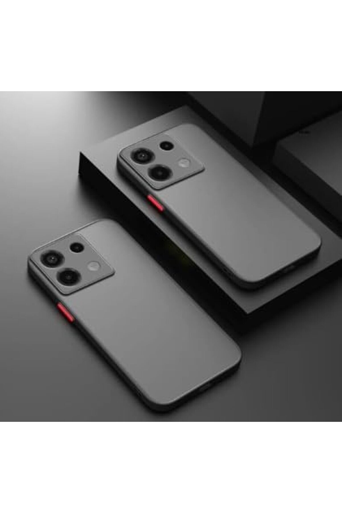 13 Pro 4G Uyumlu Kamera Korumalı Arkası Mat Sert Si̇li̇kon Kılıf 1014773
