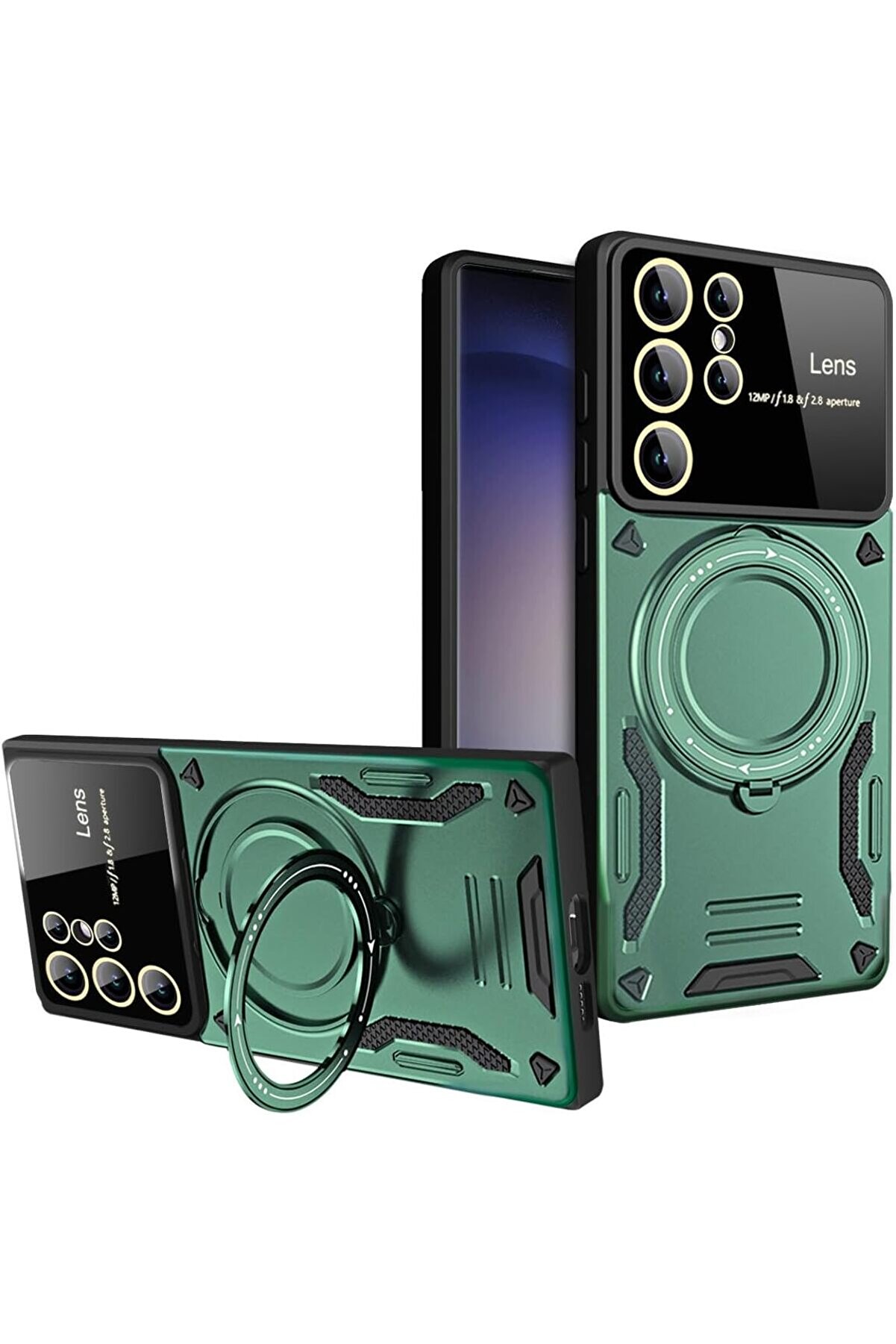 STOREMAX S24 Ultra i&ccedil;in Uyumlu Kılıf -, Kamera Lens, Sert Silikon, Darbeye Karşı Dayanıklı Kılıf 1014773