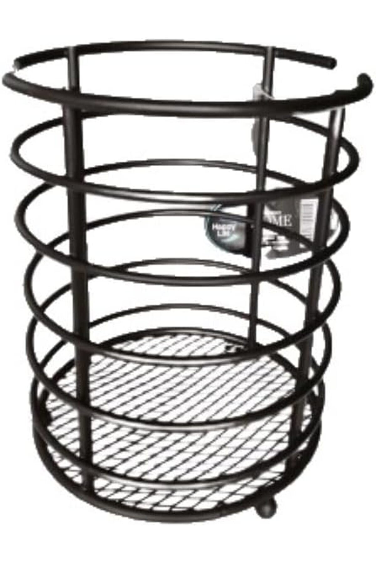 STOREMAX Siyah Metal Yuvarlak Kaşıklık 1014773