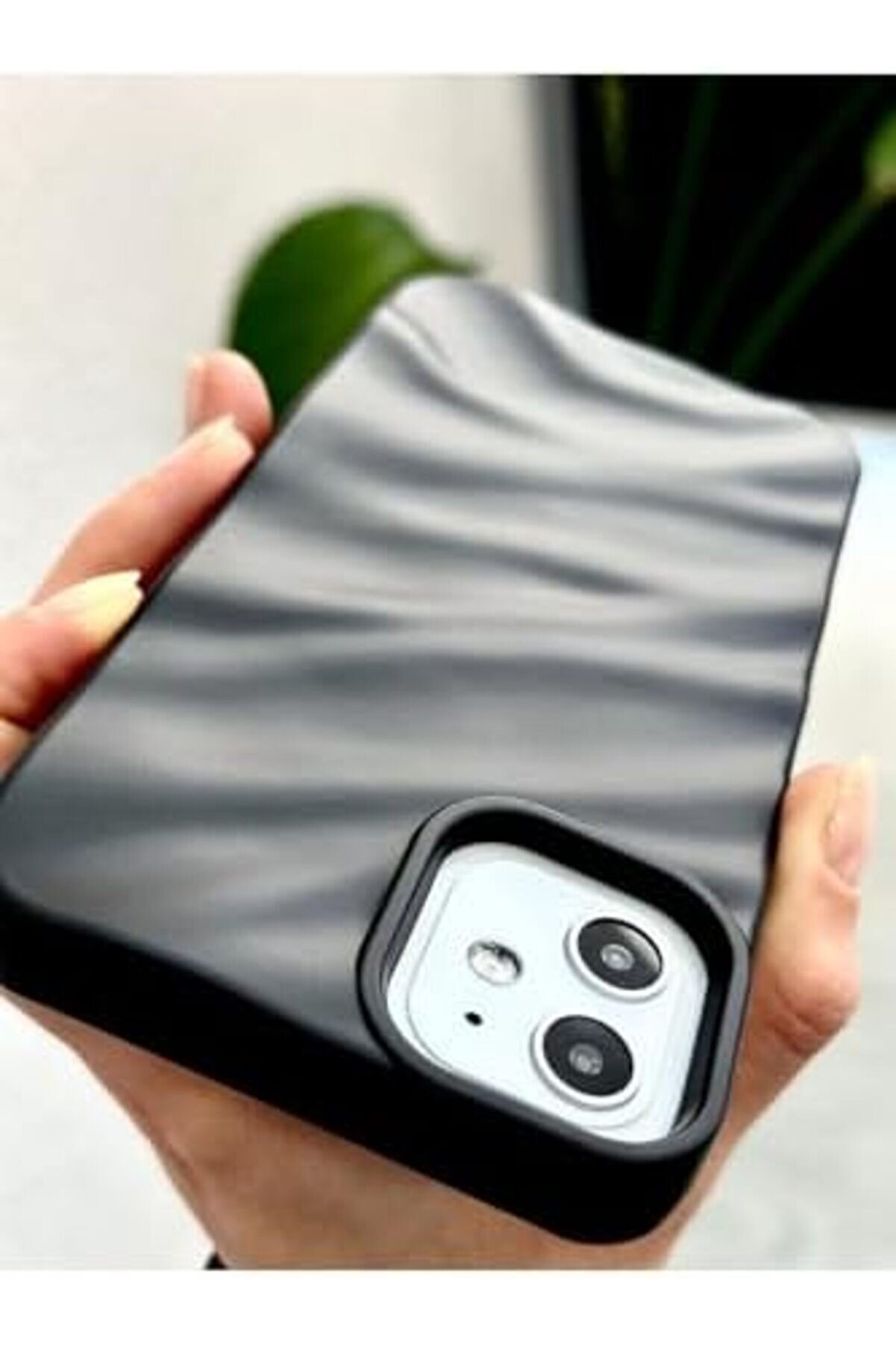 Aksesuar 11 İle Uyumlu 3D W Kabartma Mat Si̇li̇kon Kılıf 1014773