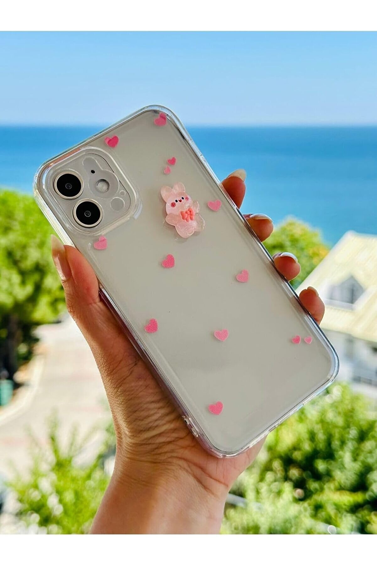 STOREMAX Iphone 12 ve 12 Pro ile Uyumlu &Ouml;zel Tasarım 3d Oyuncak Tasarımlı Esnek Silikon K