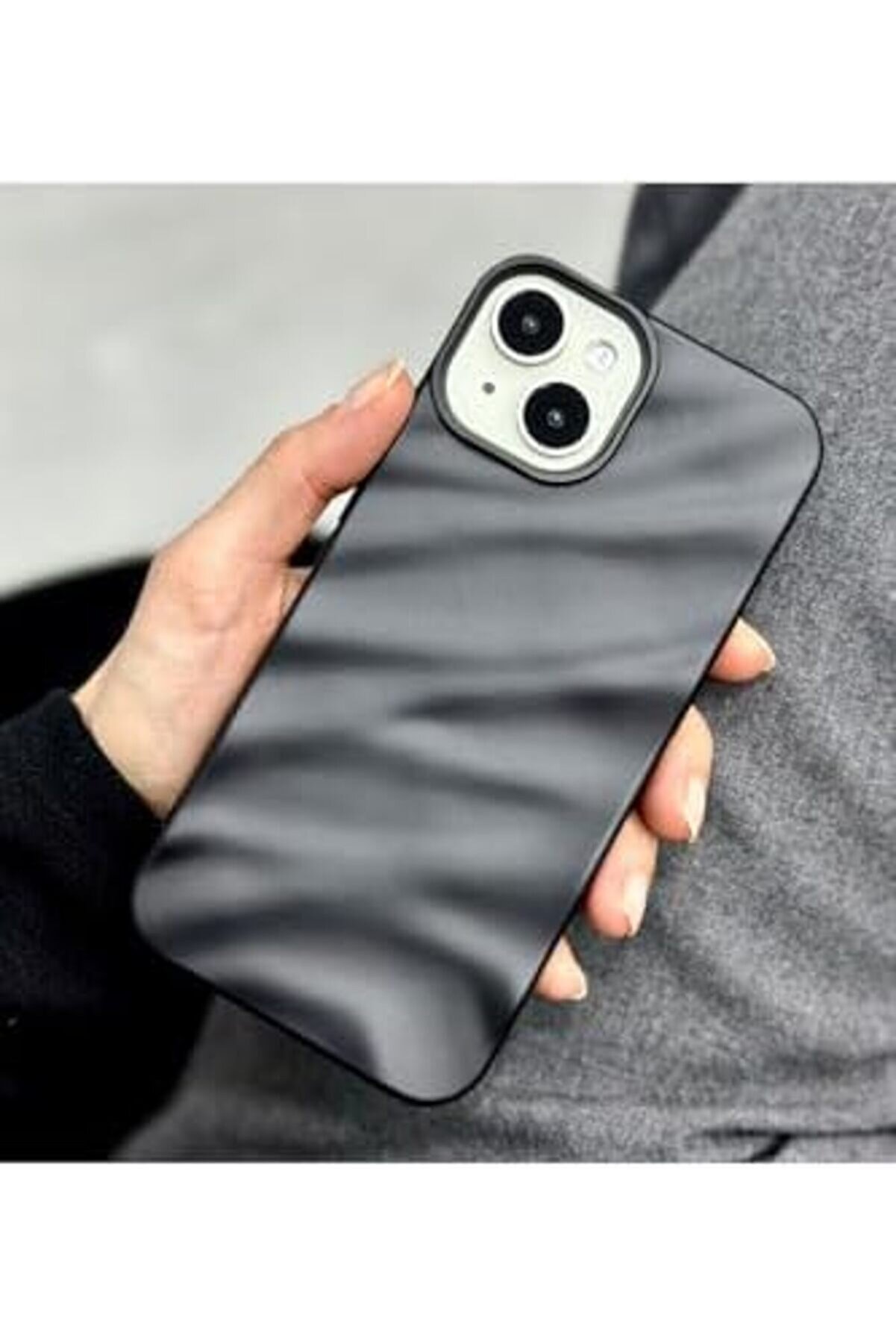 Aksesuar 13-14 Ve 15 İle Uyumlu 3D W Kabartma Mat Si̇li̇kon Kılıf 1014773