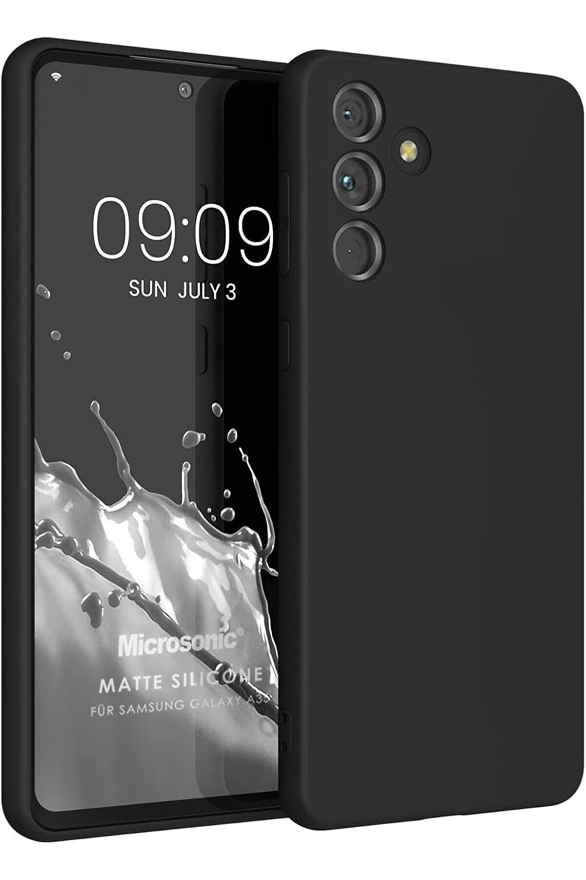 STOREMAX Silicone A55 için Kılıf Siyah [ A55 ile Uyumlu Kılıf - Siyah] 1014773