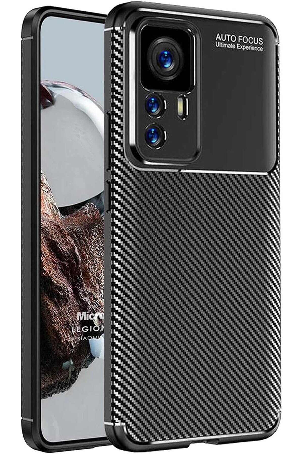 Mi̇ 12T Pro İ&ccedil;i̇n Kılıf Legi̇on Seri̇es Si̇yah [Mi̇ 12T Pro İle Uyumlu Kılıf - Si̇yah] 1014773