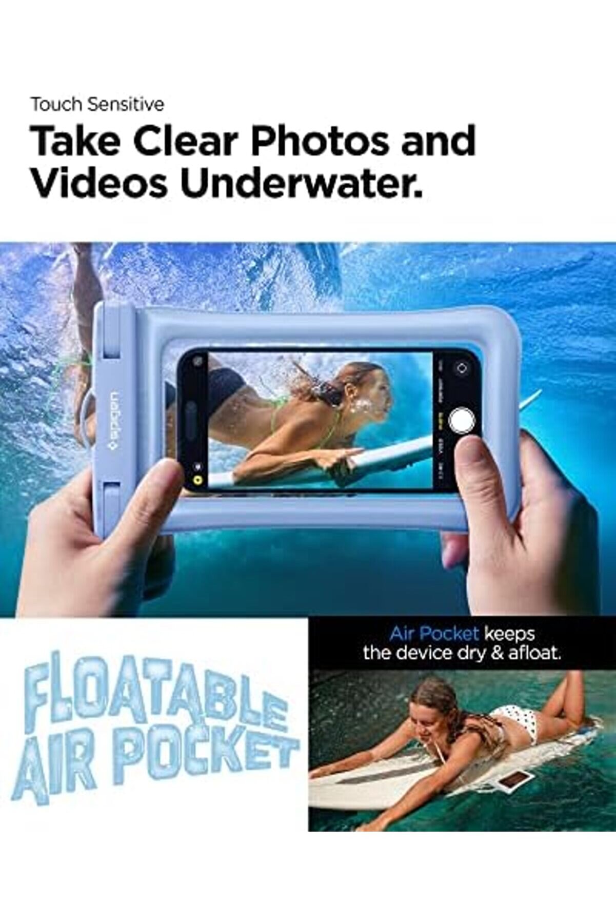 Shi̇eld Floati̇ng Waterproof İpx8 Serti̇fi̇kalı Su Ge&ccedil;i̇rmez Y&uuml;zer Kılıf (2 Adet) A610 - Acs06016 101477