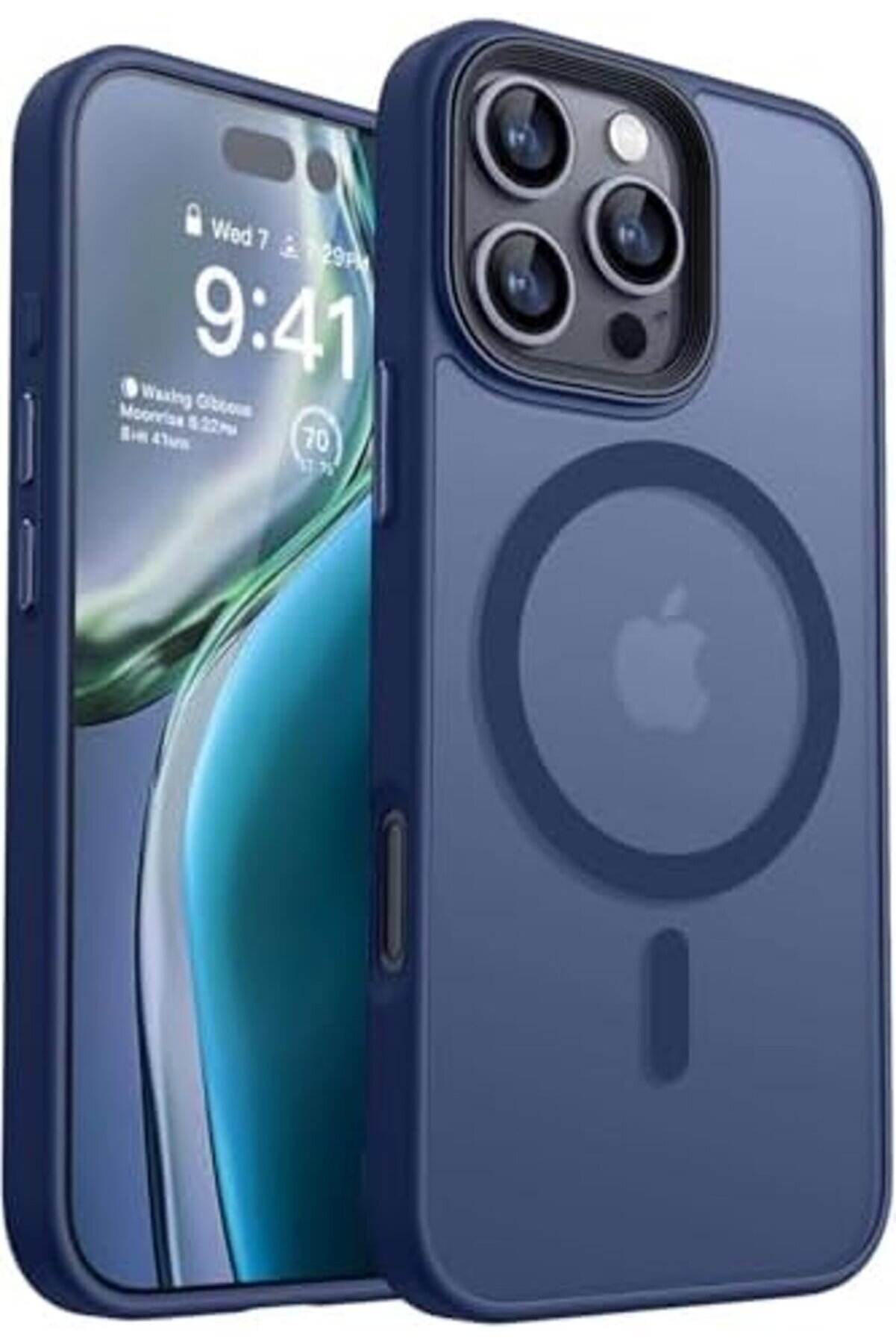 İphone 16 Pro Kılıf Şarj Arka Yarı Şeffaf Kapak Si̇o Cover İle Uyumlu 1014773