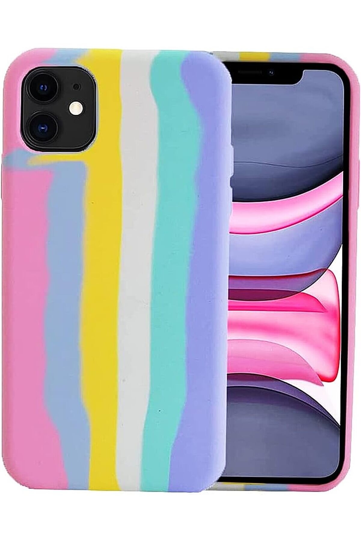 STOREMAX Renkli Desenli Kılıf 12 Pro Max İle Uyumlu Baskılı Kılıf Kadife İç Yüzey Leke Tutmaz Silinebilir Diz