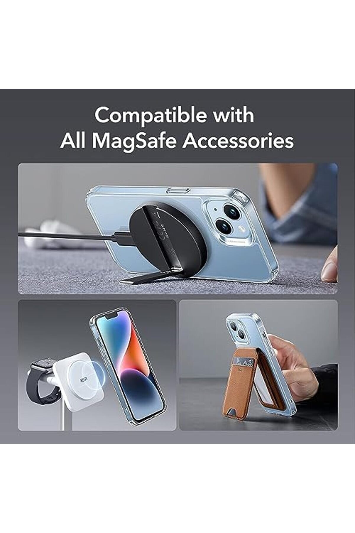 15 İçi̇n Özelli̇kli̇ Çok Şık Şeffaf Kılıf Kablosuz Şarj Özelli̇kli̇ 1014773