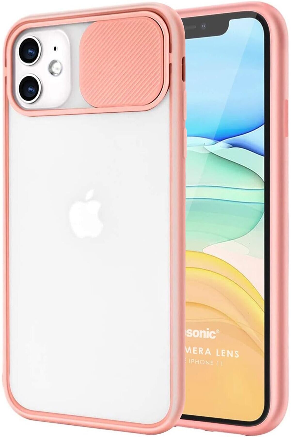 STOREMAX 11 Kılıf Slide Camera Lens Protection Pembe 1014773