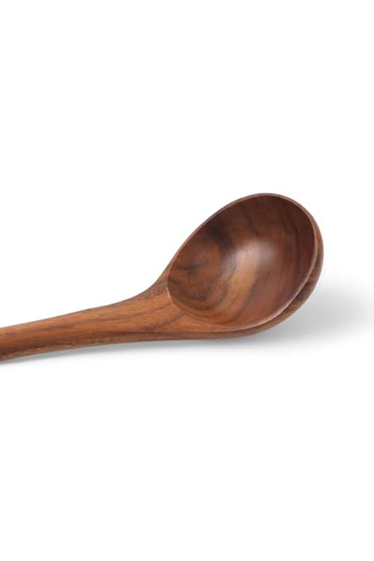 Akasya Ağacından El Oyması Servi̇s Çatalı 26Cm | , Dayanıklı Ve Çevre Dostu Ahşap Kaşığ