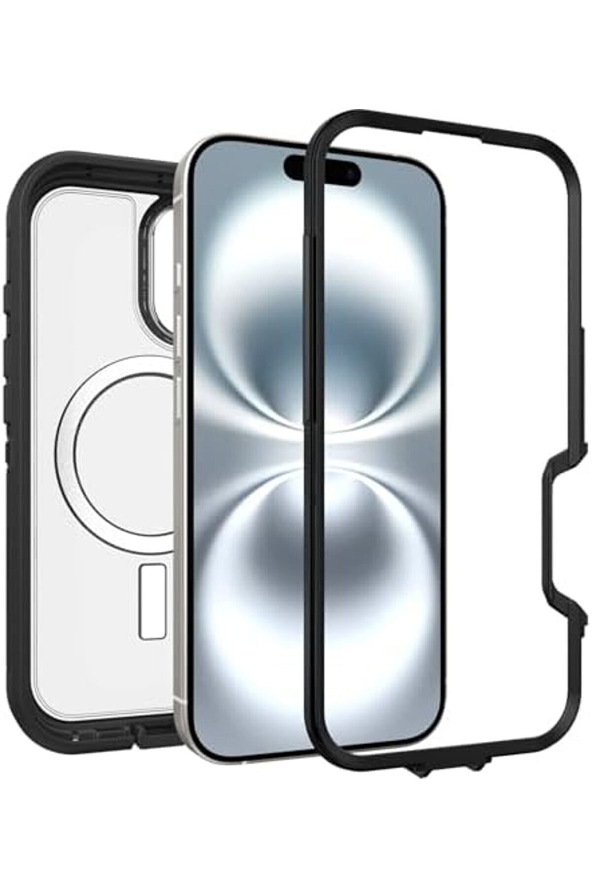 16 Uyumlu Seri̇es Xt Kılıf, Darbeye Karşı Kılıf, Şeffaf/Si̇yah 1014773