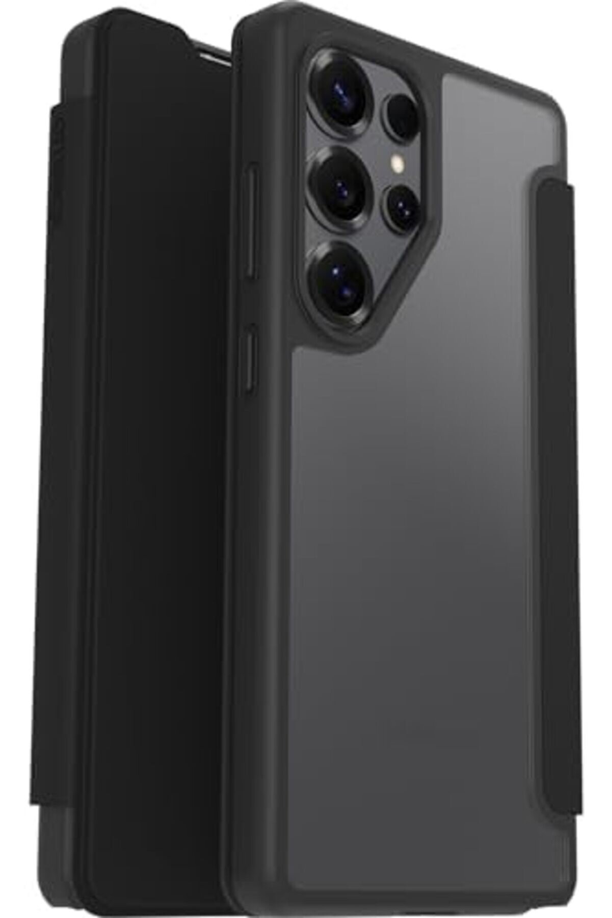 Mrtshoppng React Seri̇si̇ Foli̇o Kılıf S25 Ultra İçi̇n, Darbeye Dayanıklı, Düşmeye Dayanıklı, Kart Tutuc