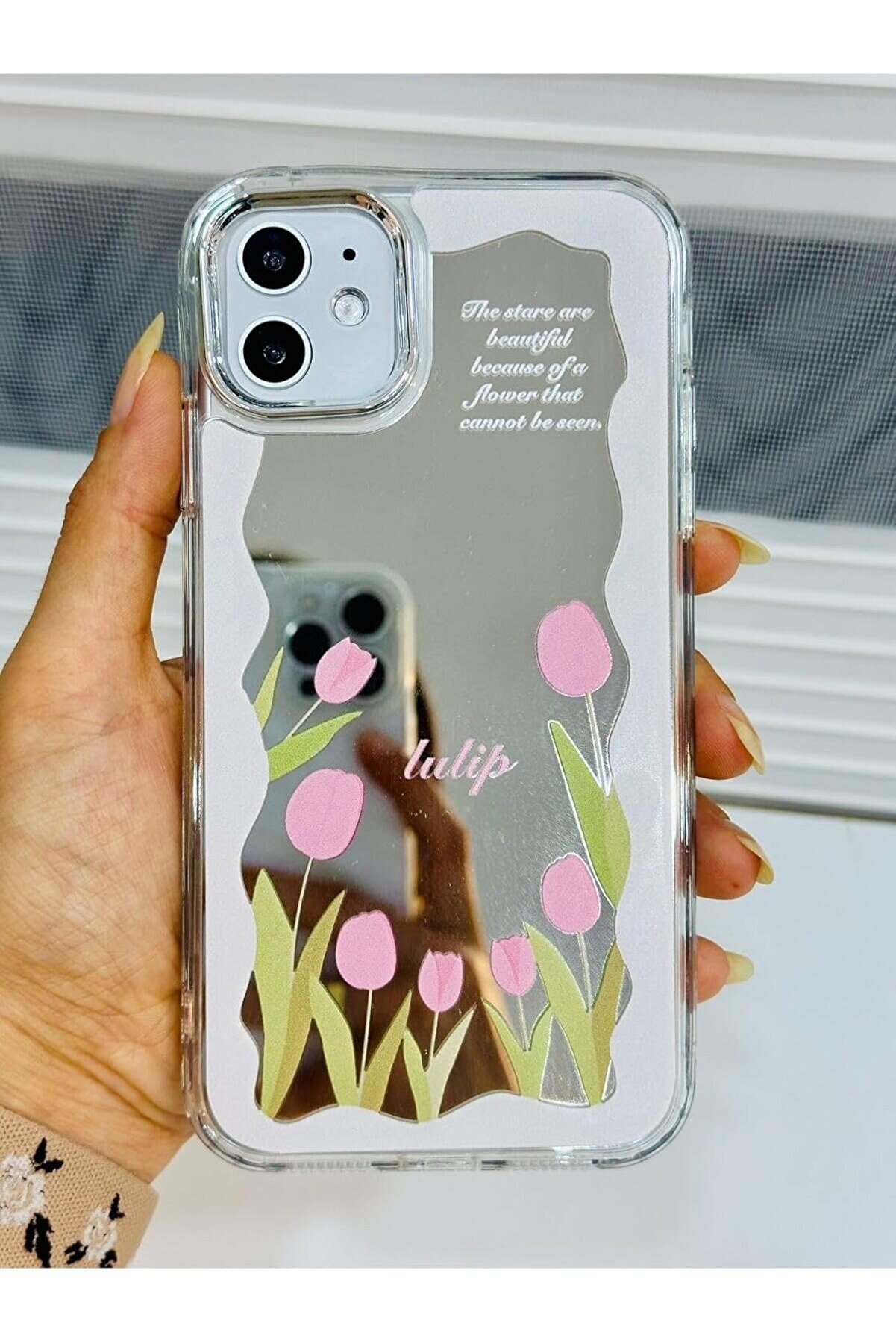 STOREMAX Aksesuar 11 ile Uyumlu Aynalı Tasarım Darbe &Ouml;nleyici Silikon Kılıf 1014773