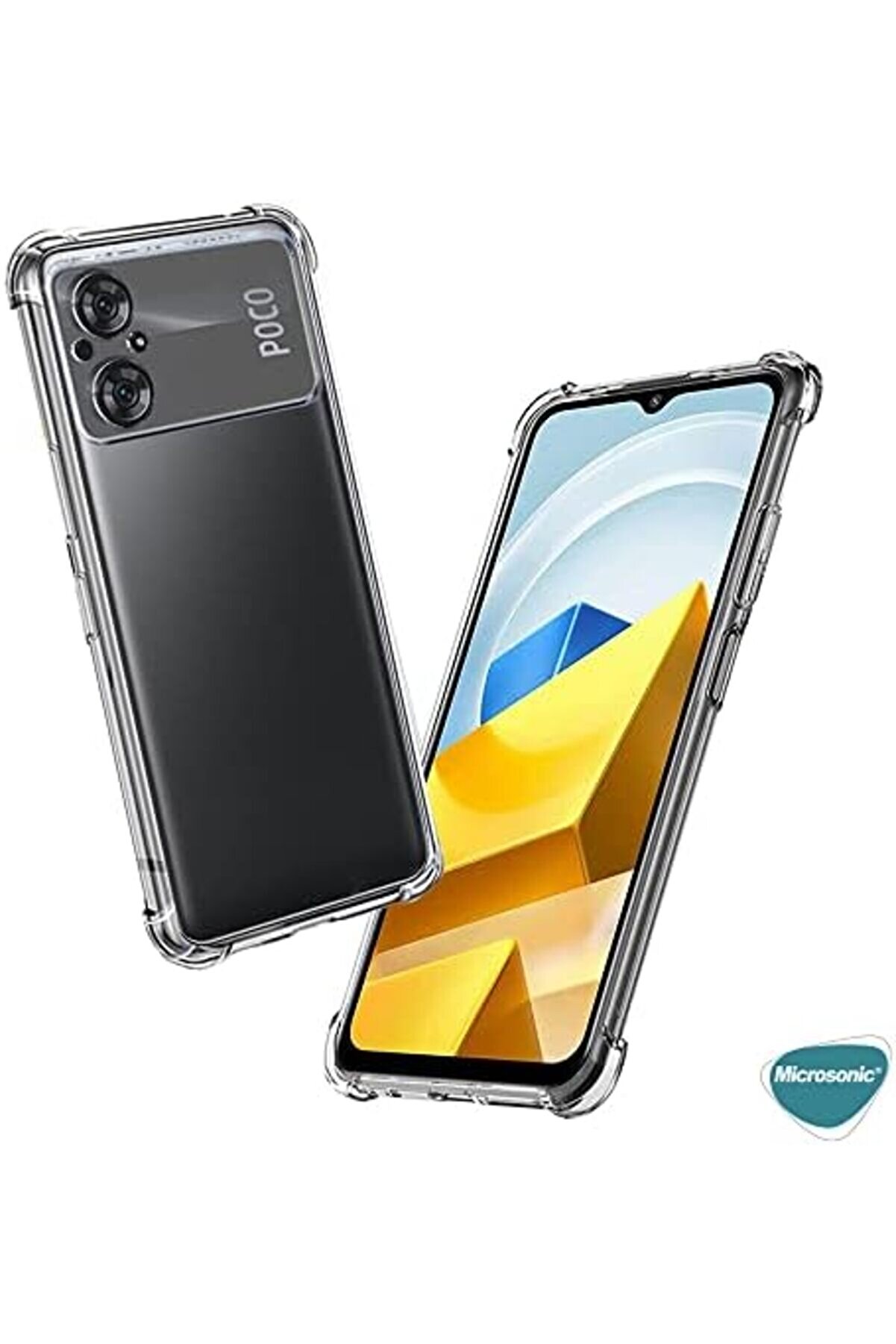 M5 İ&ccedil;i̇n Kılıf Absorbi̇ng Şeffaf [ M5 İle Uyumlu Kılıf - Şeffaf] 1014773