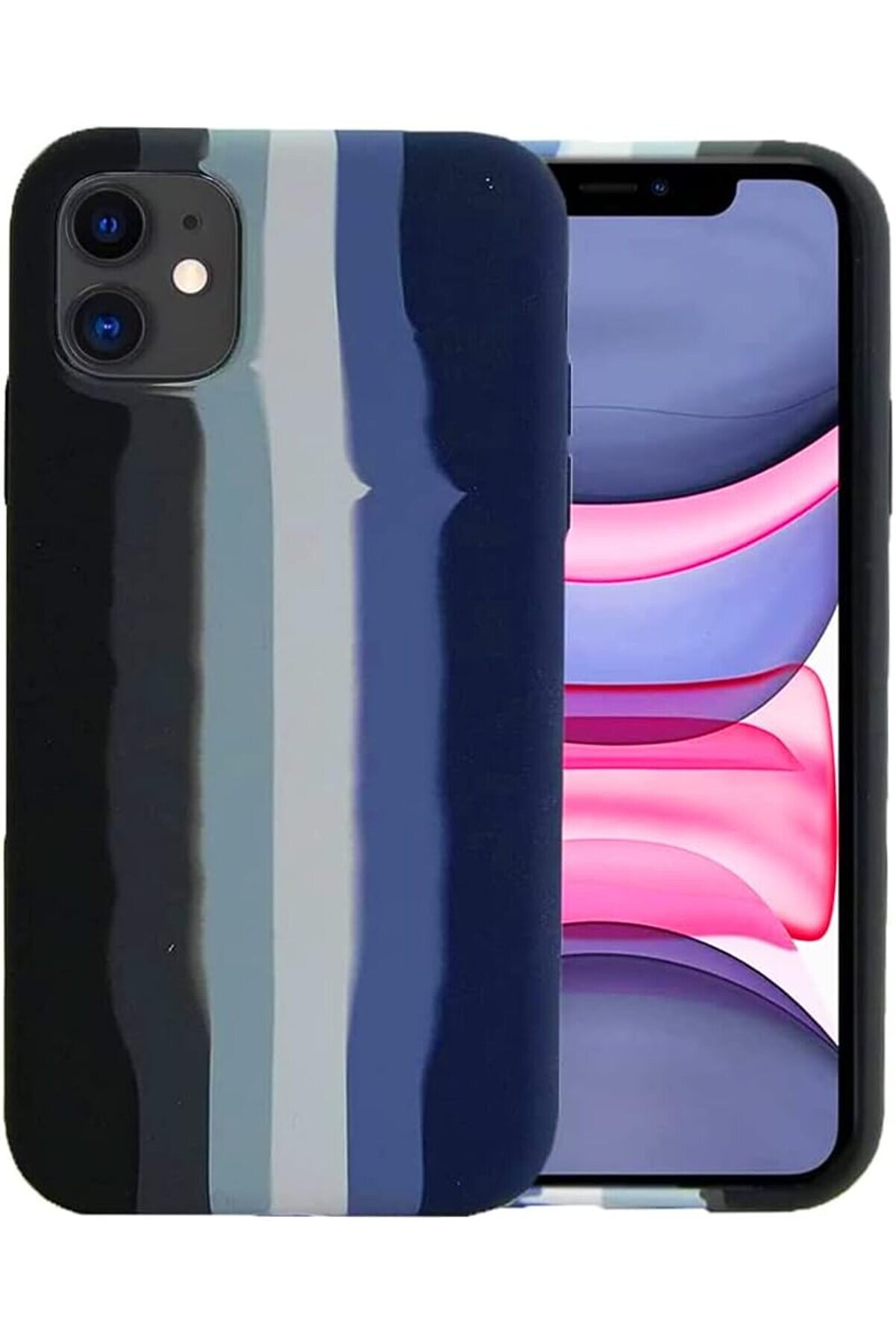 STOREMAX Renkli Desenli Kılıf 13 Pro Max İle Uyumlu Baskılı Kılıf Kadife İç Yüzey Leke Tutmaz Silinebilir Diz