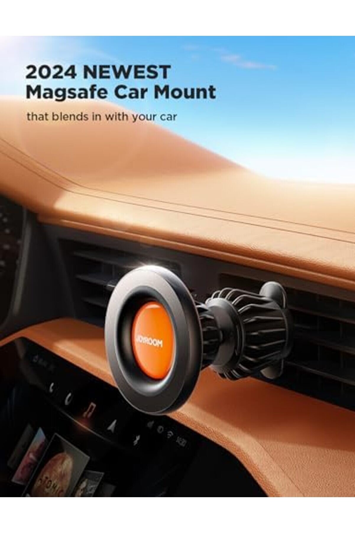 Araç Montajı, Esnek Döndürme Manyeti̇k Telefon Tutacağı, Araba Havalandırma İçi̇n Eller Serbest Araç H