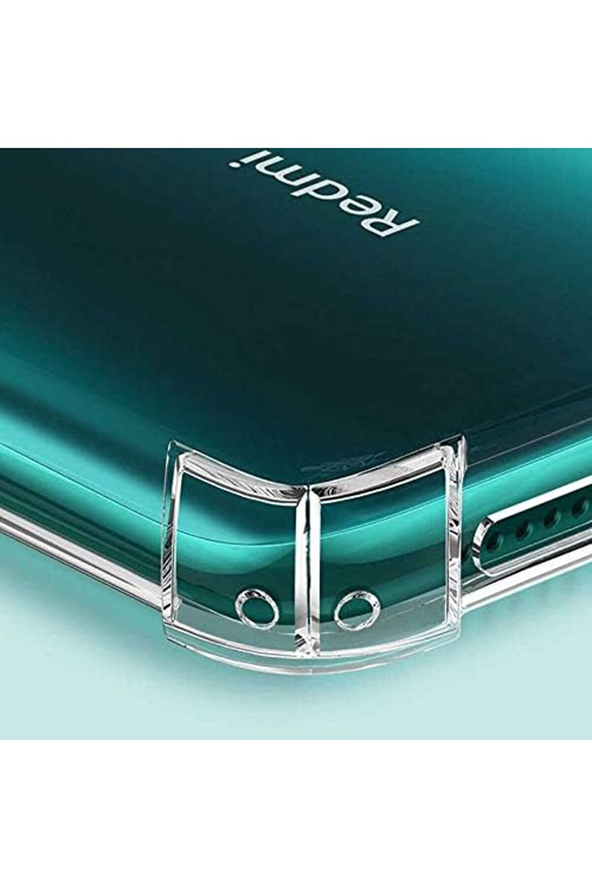 8 Pro İle Uyumlu Kılıf Ni̇tro K&ouml;şeleri̇ &Ccedil;ıkıntılı Si̇li̇kon,Şeffaf 1014773