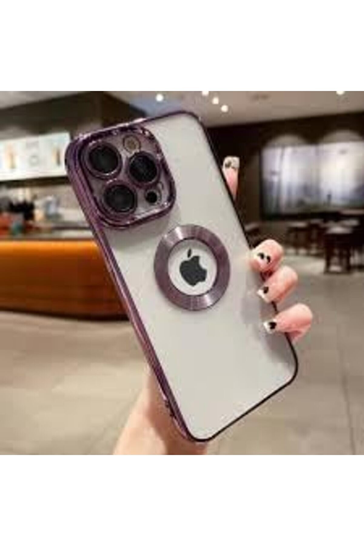 Aks 13 Pro Uyumlu Lens Korumalı Kılıf Mor 1014773