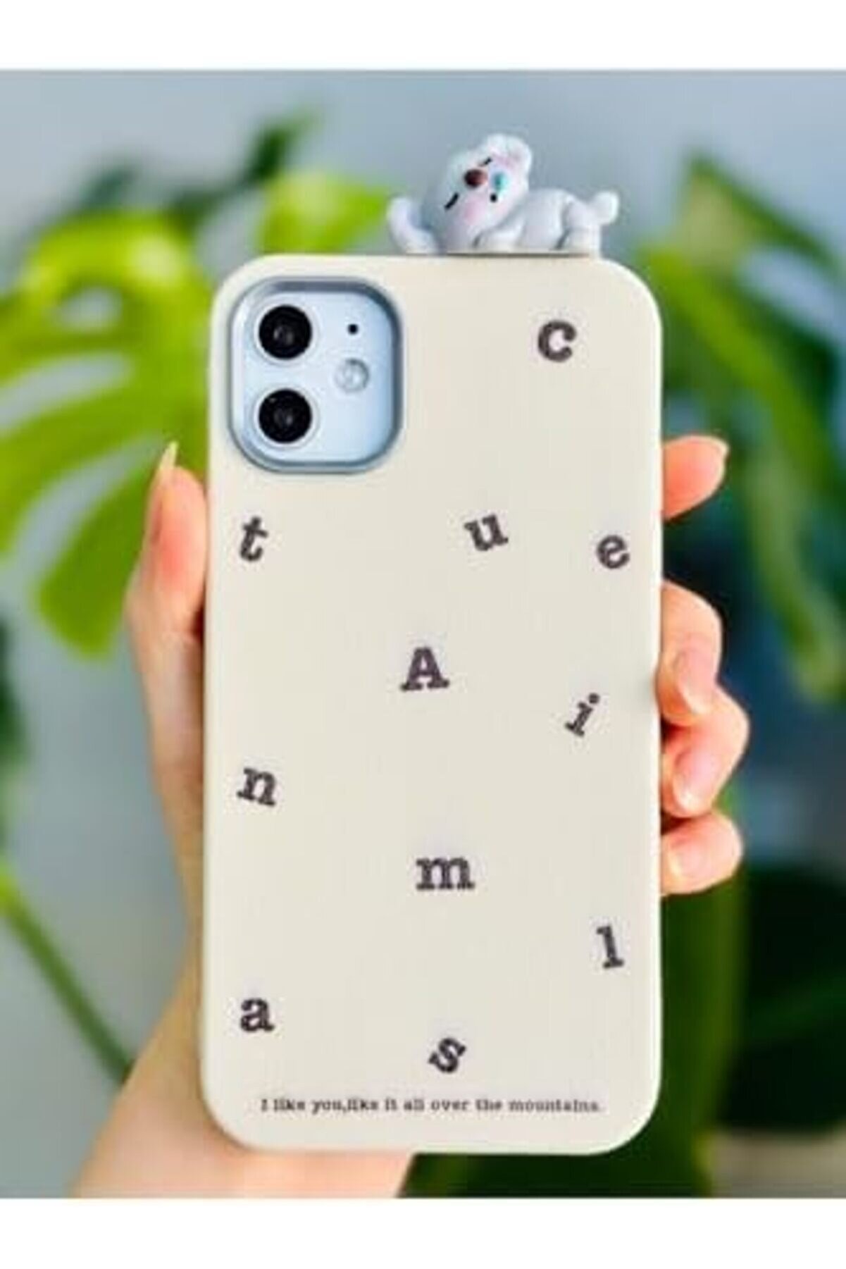 Eli̇zzashop Aksesuar Iphone 12 Ve 12 Pro İle Uyumlu Koala Tasarım Oyuncaklı Esnek Si̇li̇kon Kılıf Eli̇zz