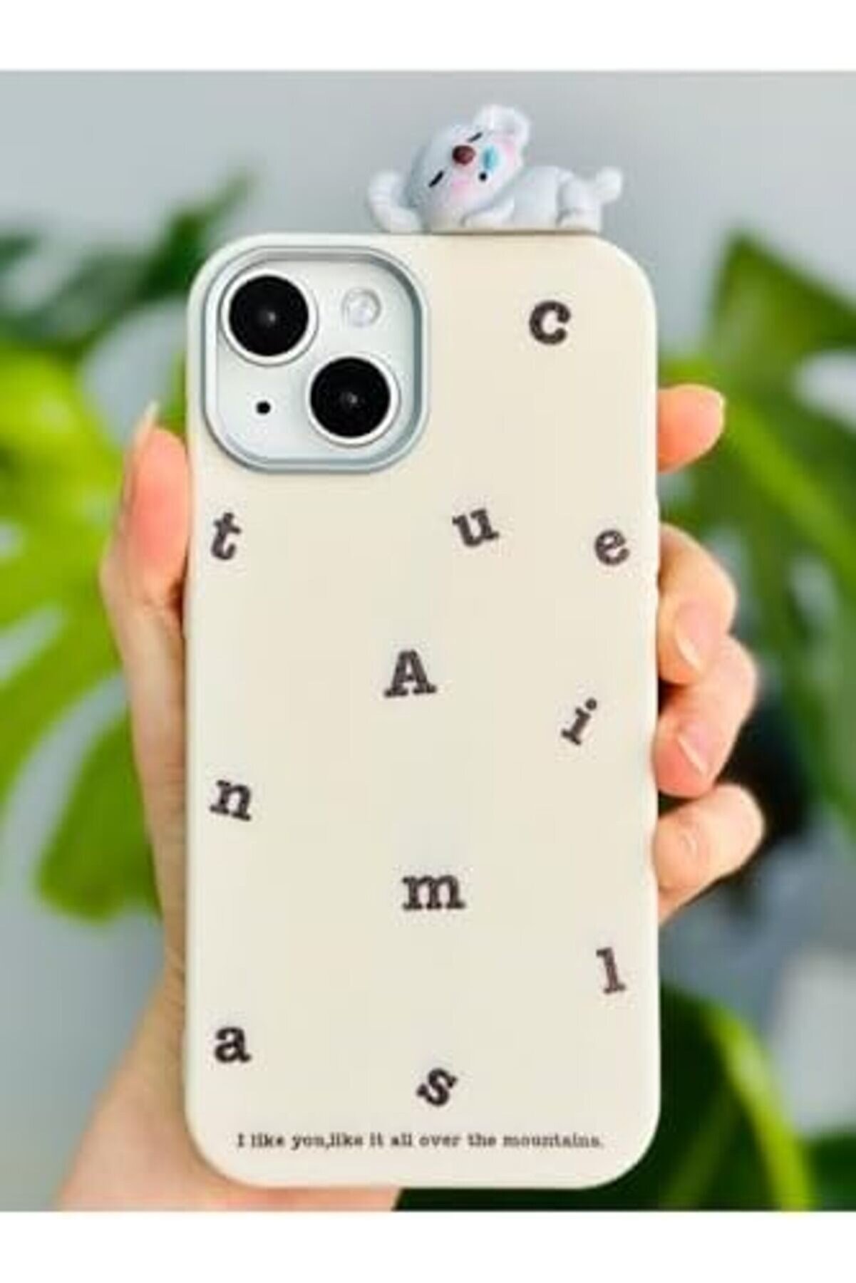 Aksesuar 14 - 15 İle Uyumlu Koala Tasarımlı Oyuncaklı Si̇li̇kon Kılıf 1014773