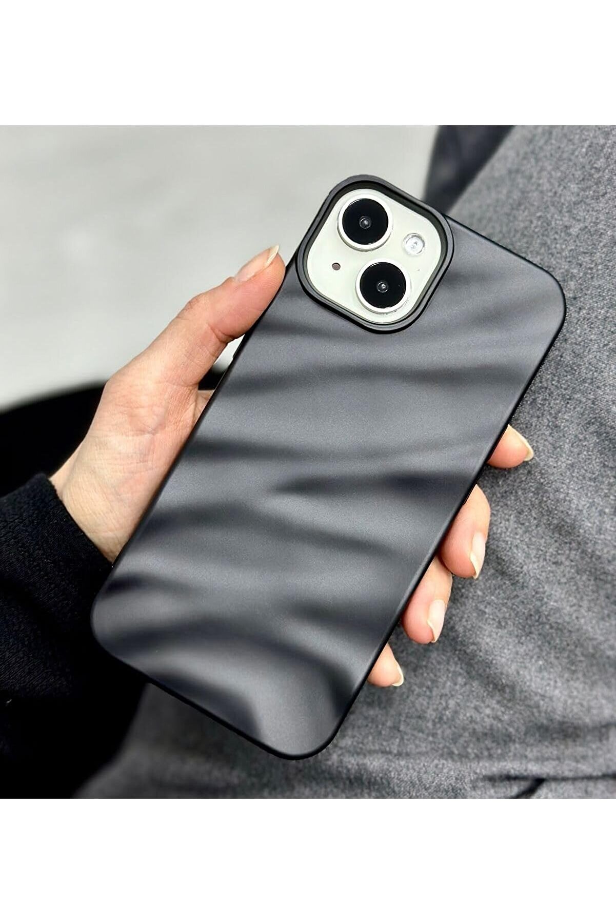 STOREMAX Aksesuar 13-14 Ve 15 ile Uyumlu 3d W Kabartma Mat Silikon Kılıf 1014773