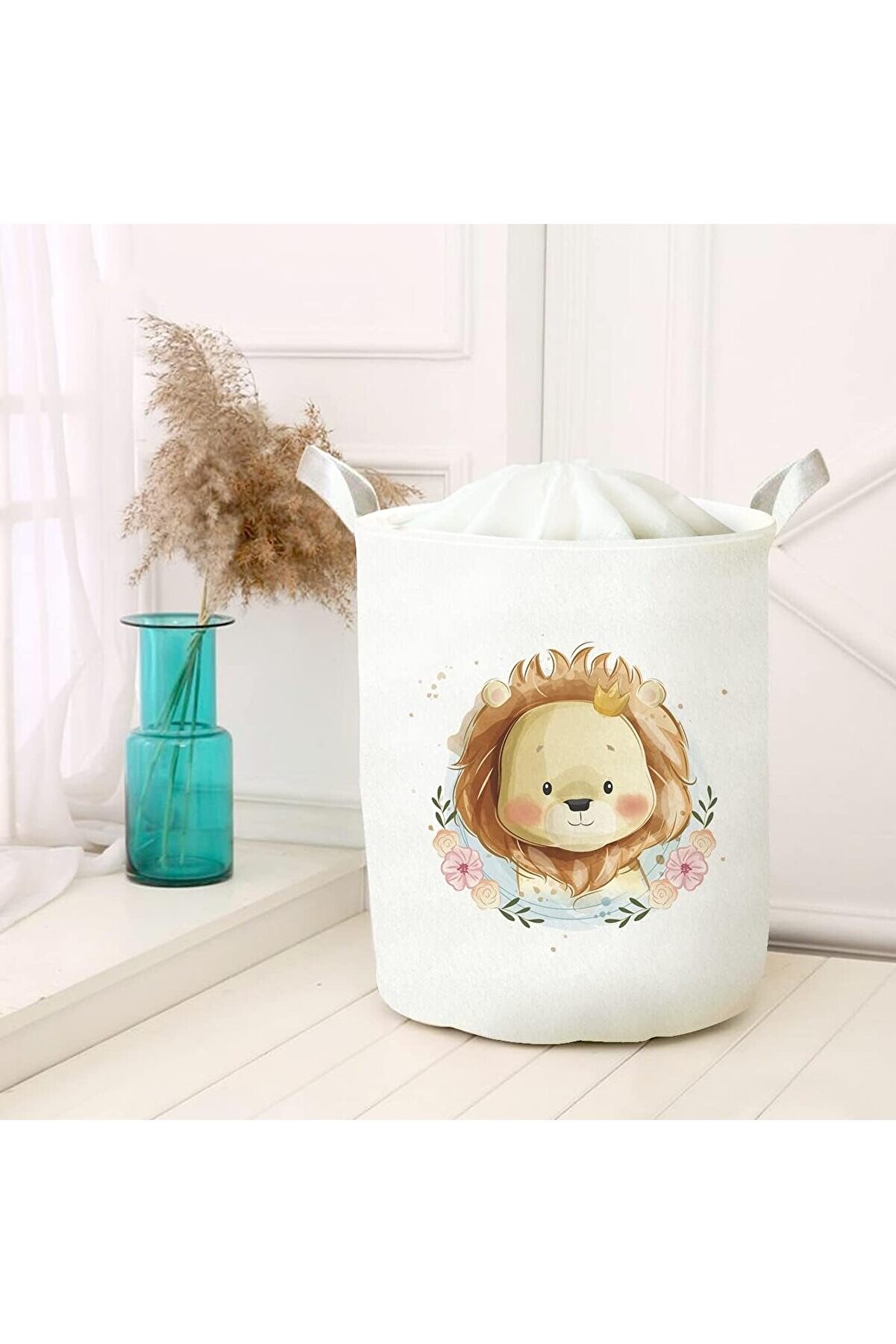 STOREMAX Amaçlı Oyuncak Saklama Kutusu Kirli Çamaşır Piknik Sepeti Katlanır Düzenleyici Keçe Model 00162 101