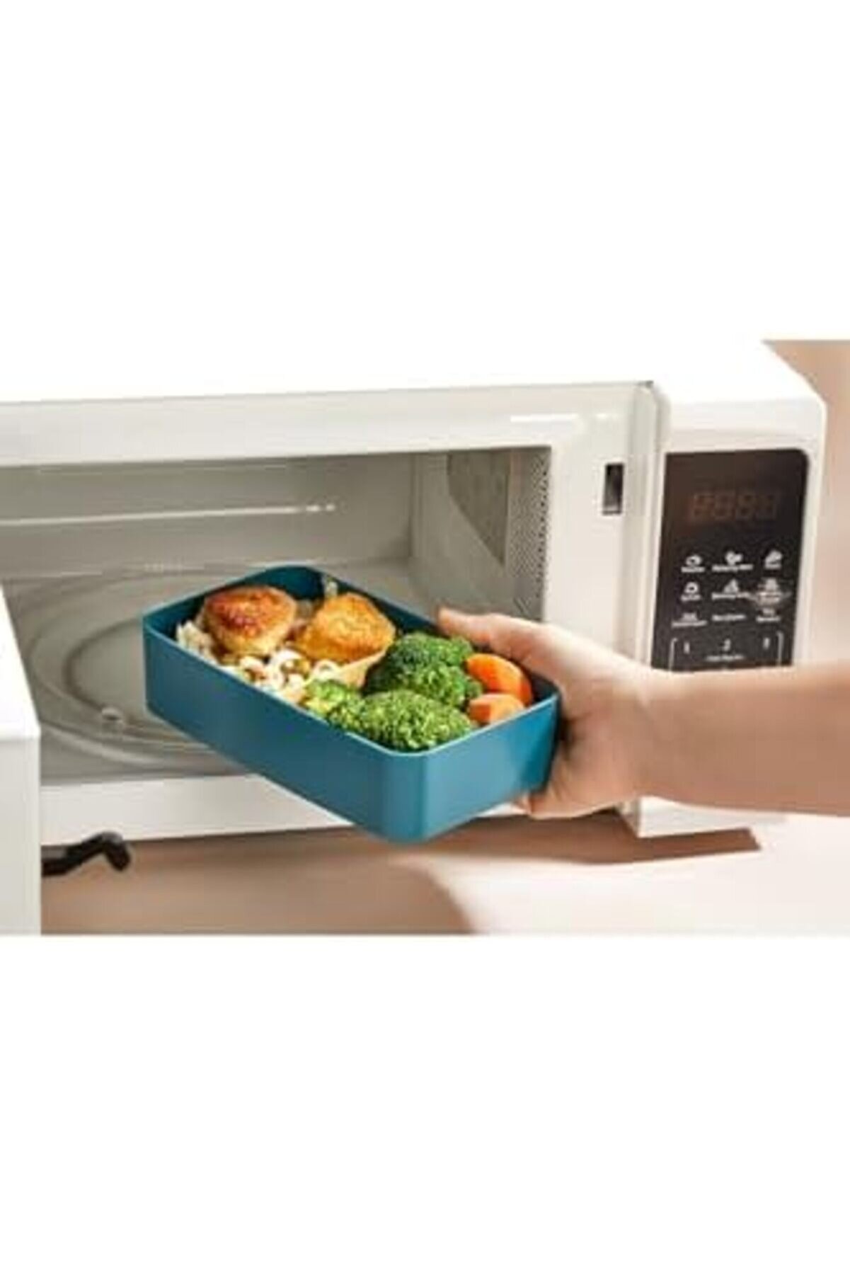 Bölmeli̇ Çatal Kaşıklı 2 Katlı Saklama Kutusu (Pembe Kapaklı) 1014773