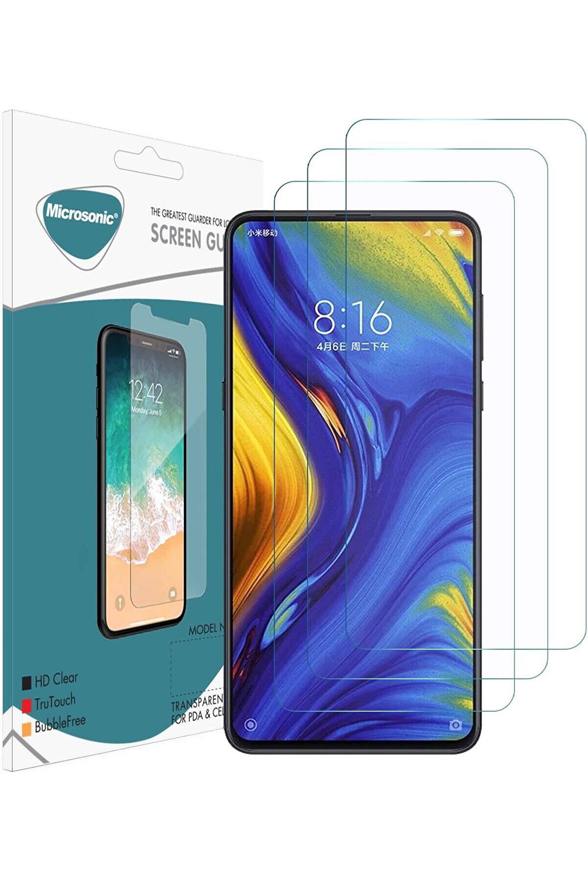 STOREMAX Mi Mix 3 Ekran Cam (3'lü Paket) 1014773