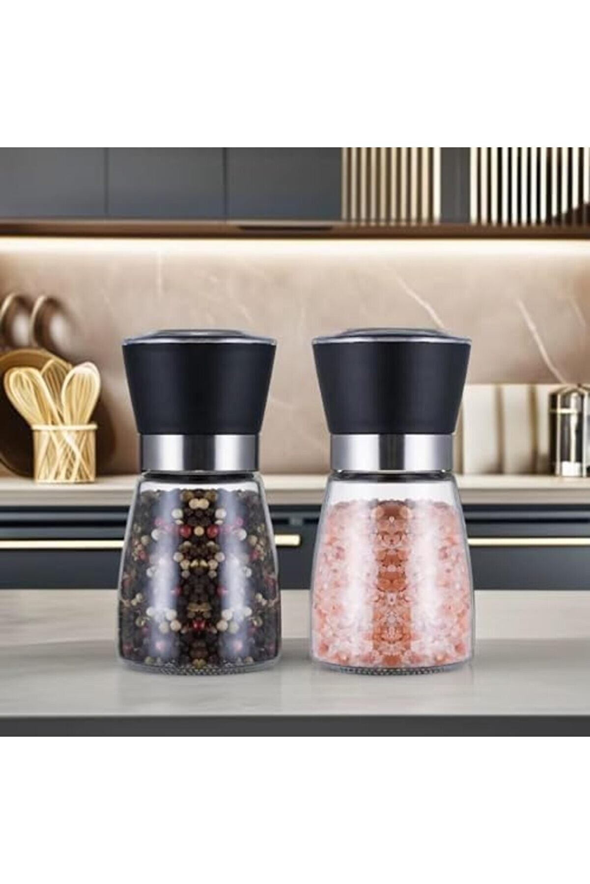 Home 2 Li̇ Ayarlanabi̇li̇r Tuz Ve Karabi̇ber Deği̇rmeni̇ &ndash; Serami̇k &Ouml;ğ&uuml;t&uuml;c&uuml;, Baharat &Ouml;ğ&uuml;tme İ&ccedil;i̇n M&uuml;kem