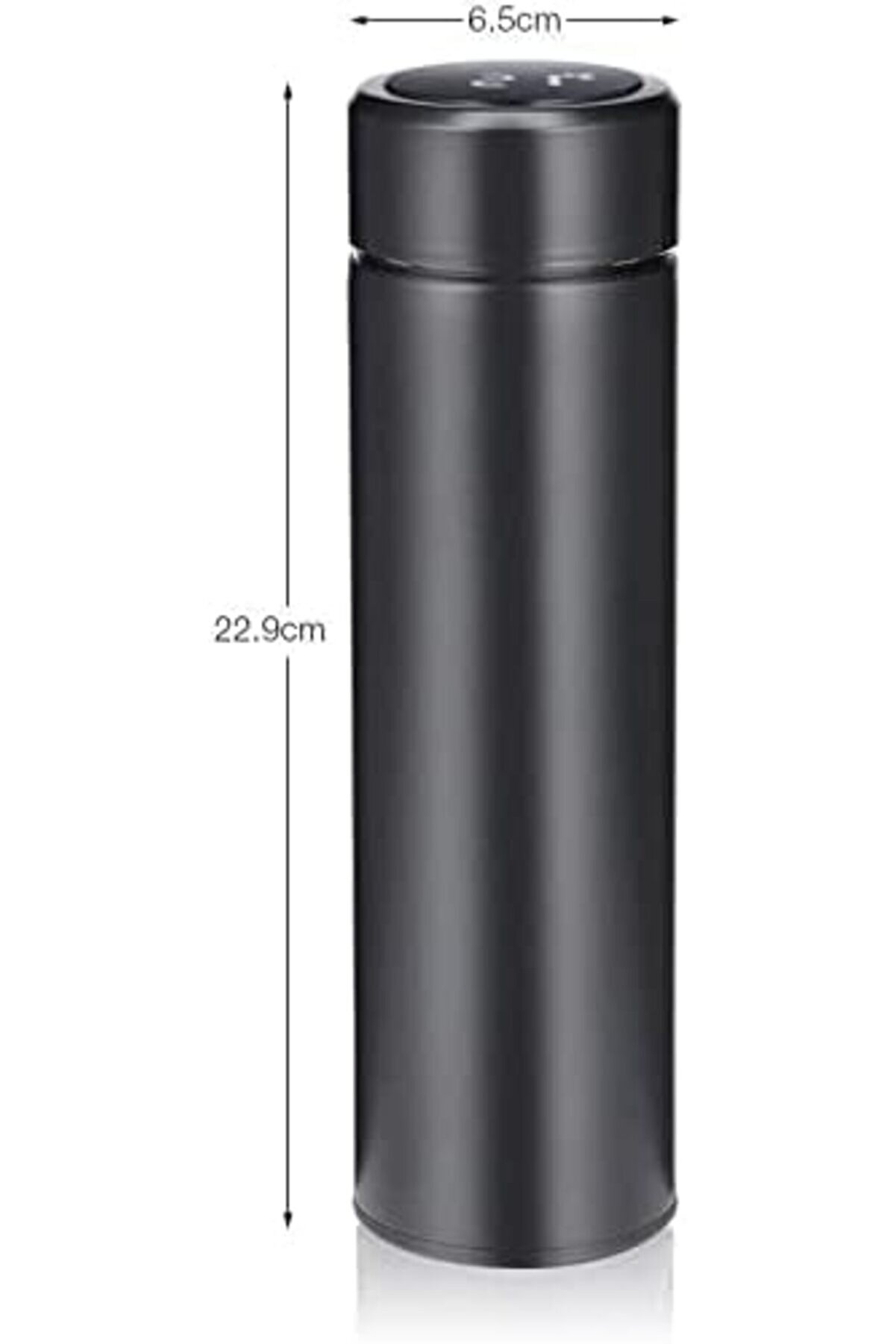 Si̇yah Dokunmati̇k Ekranlı Göstergeli̇ Demleme Üni̇teli̇ Vakum Pedli̇ Akıllı Termos 480 Ml 1014773