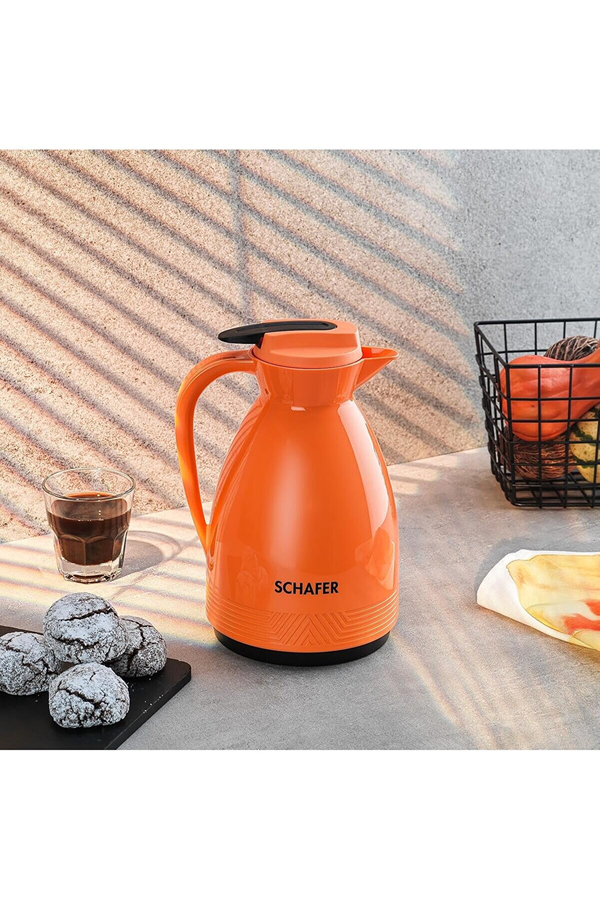 STOREMAX Kitchenhouse 1 L Cam Termos-Turuncu 1014773