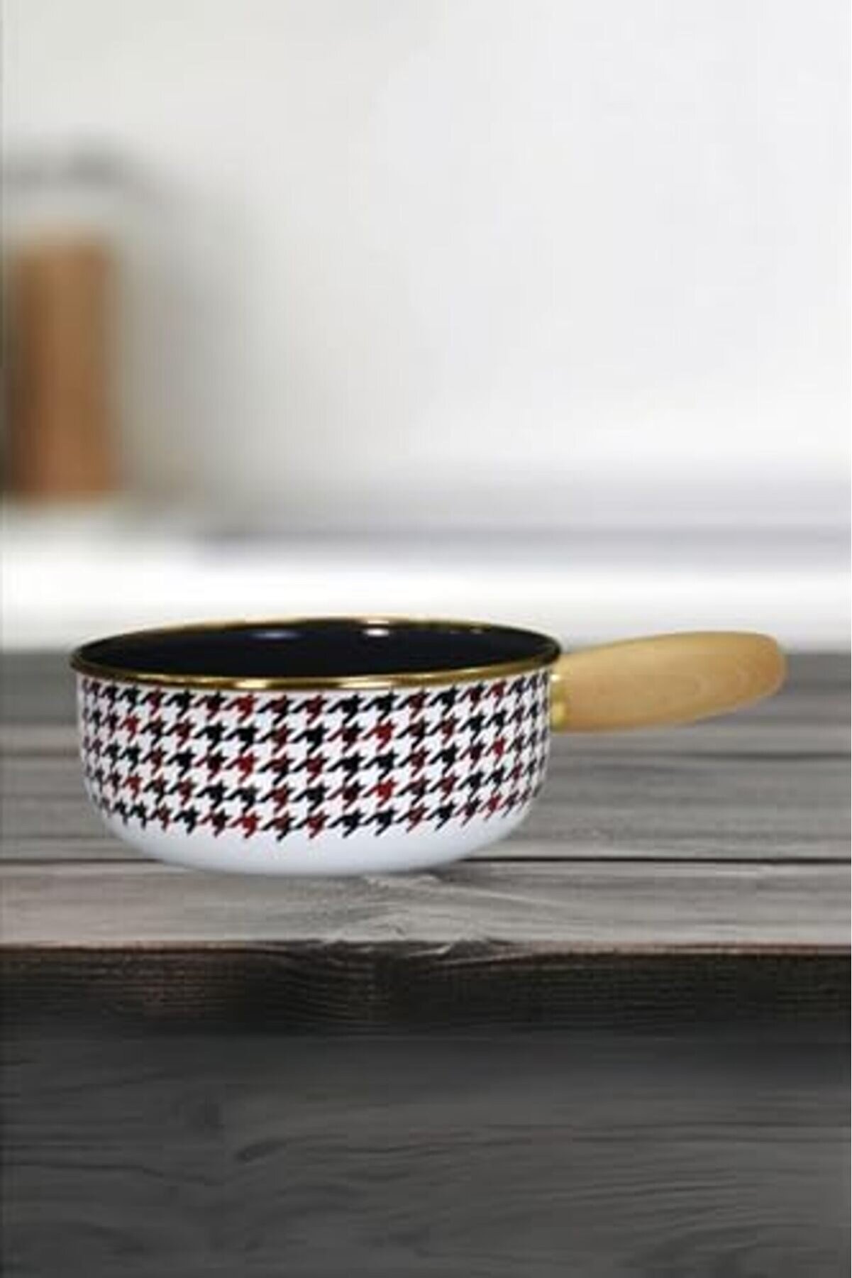 Modashi̇ne Red Ahşap Kulplu Mi̇ni̇ Tava Modascope 1014773