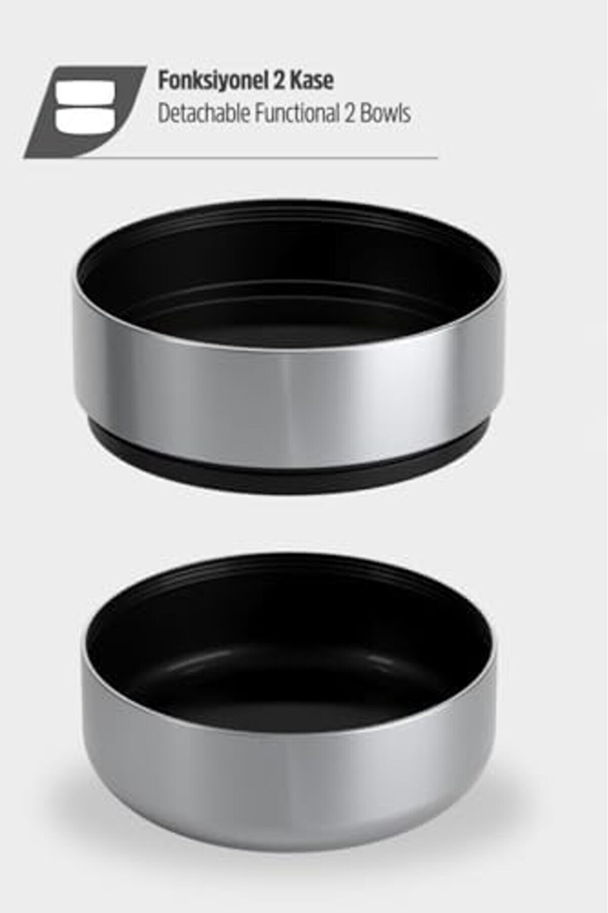 4 Multi̇-Cup Çeli̇k Termos 1,9 Lt. St