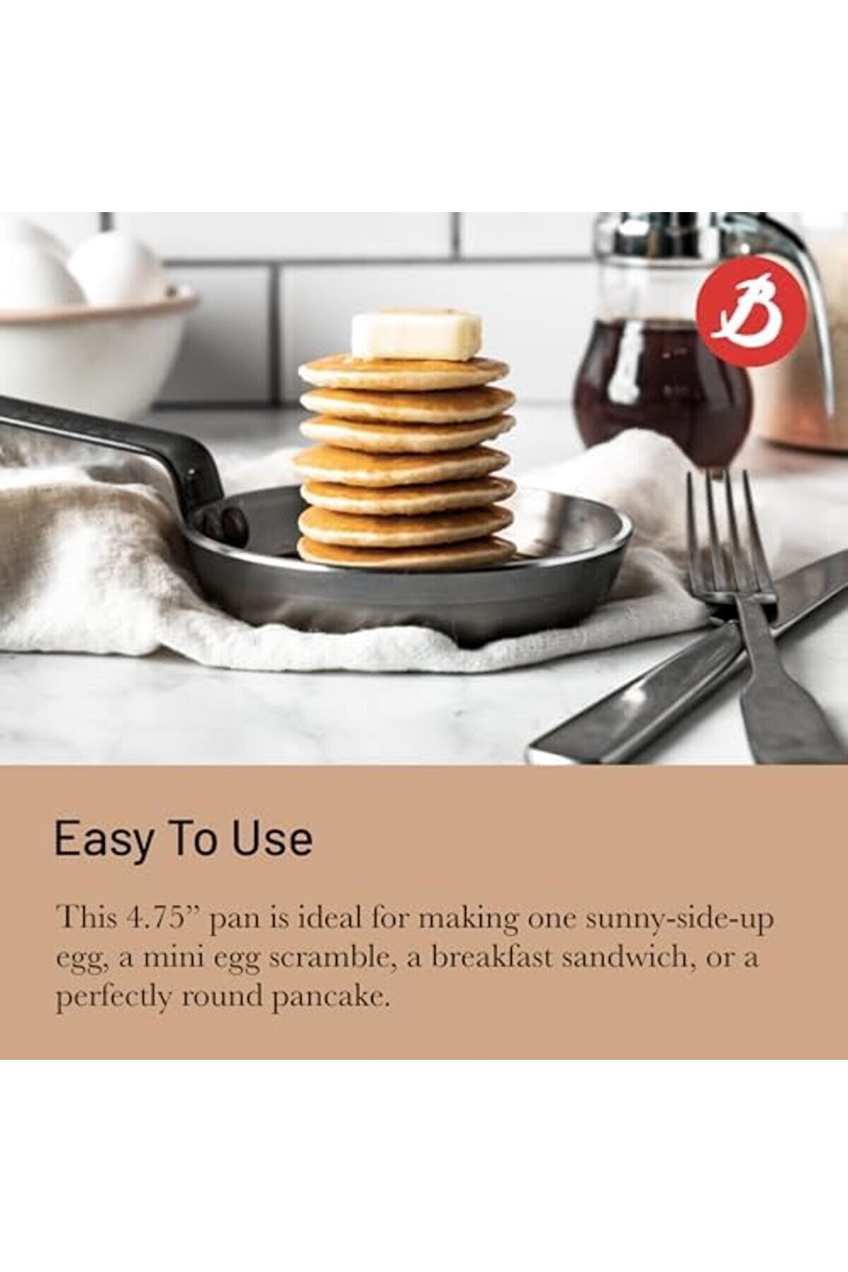 Modashi̇ne Buyer 5612.12 Çi̇zgi̇li̇ Tava, Kavi̇sli̇, Mi̇neral B Elemanı Modascope 1014773