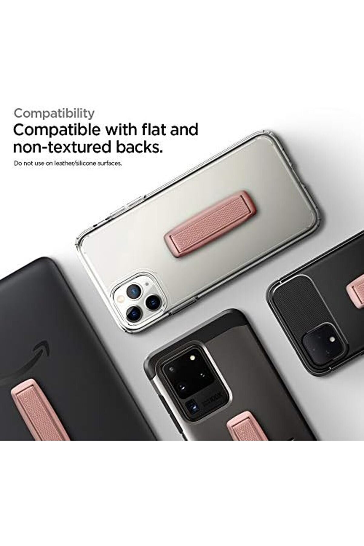 Pltnstoreshop Flex Strap Tüm Ci̇hazlarla Uyumlu / Telefon Tutucu Phone Rose Gold - Amp01143 Pltn