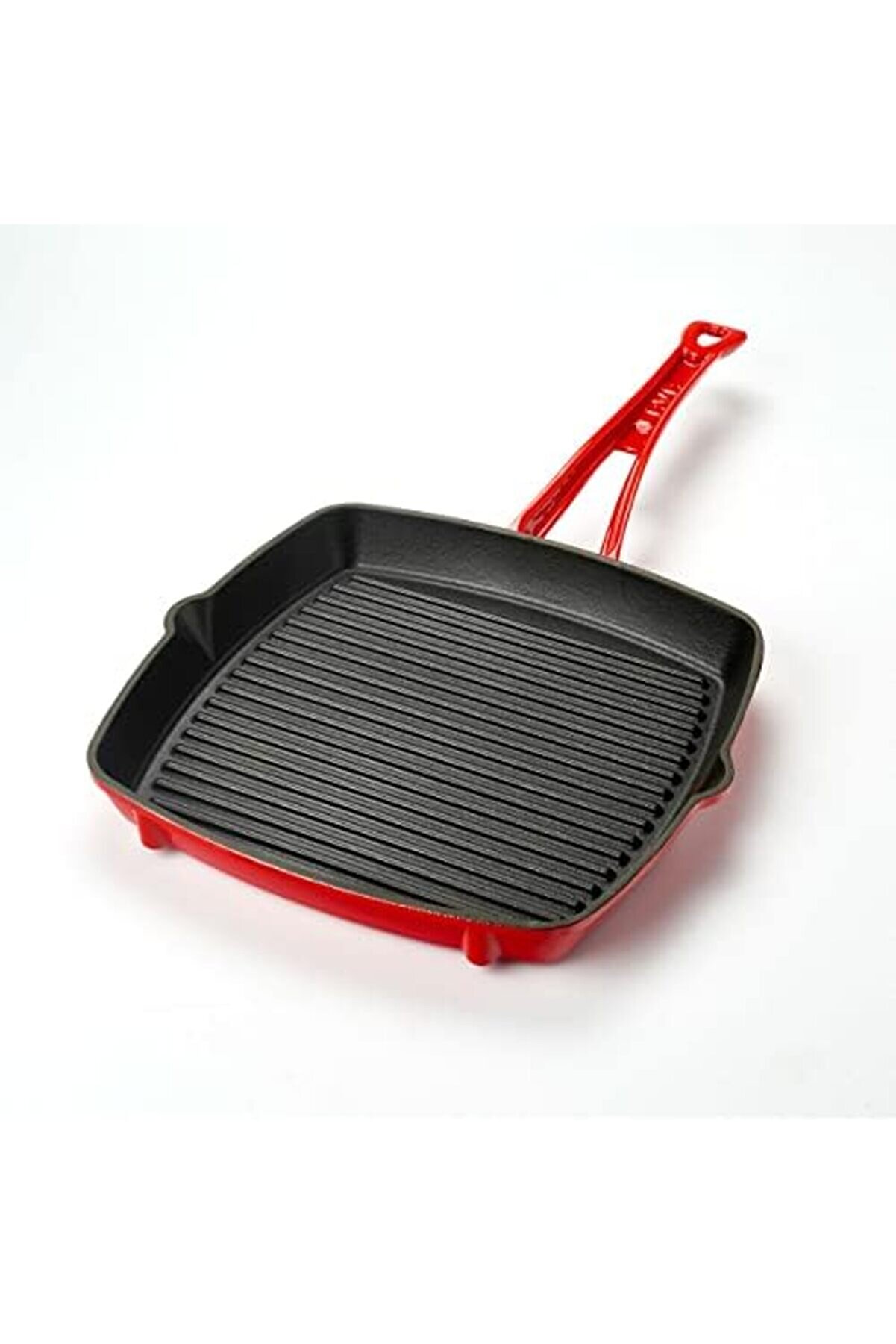 Modashi̇ne Döküm Tava, Metal Saplı, 26X26 Cm, Kırmızı Modascope 1014773