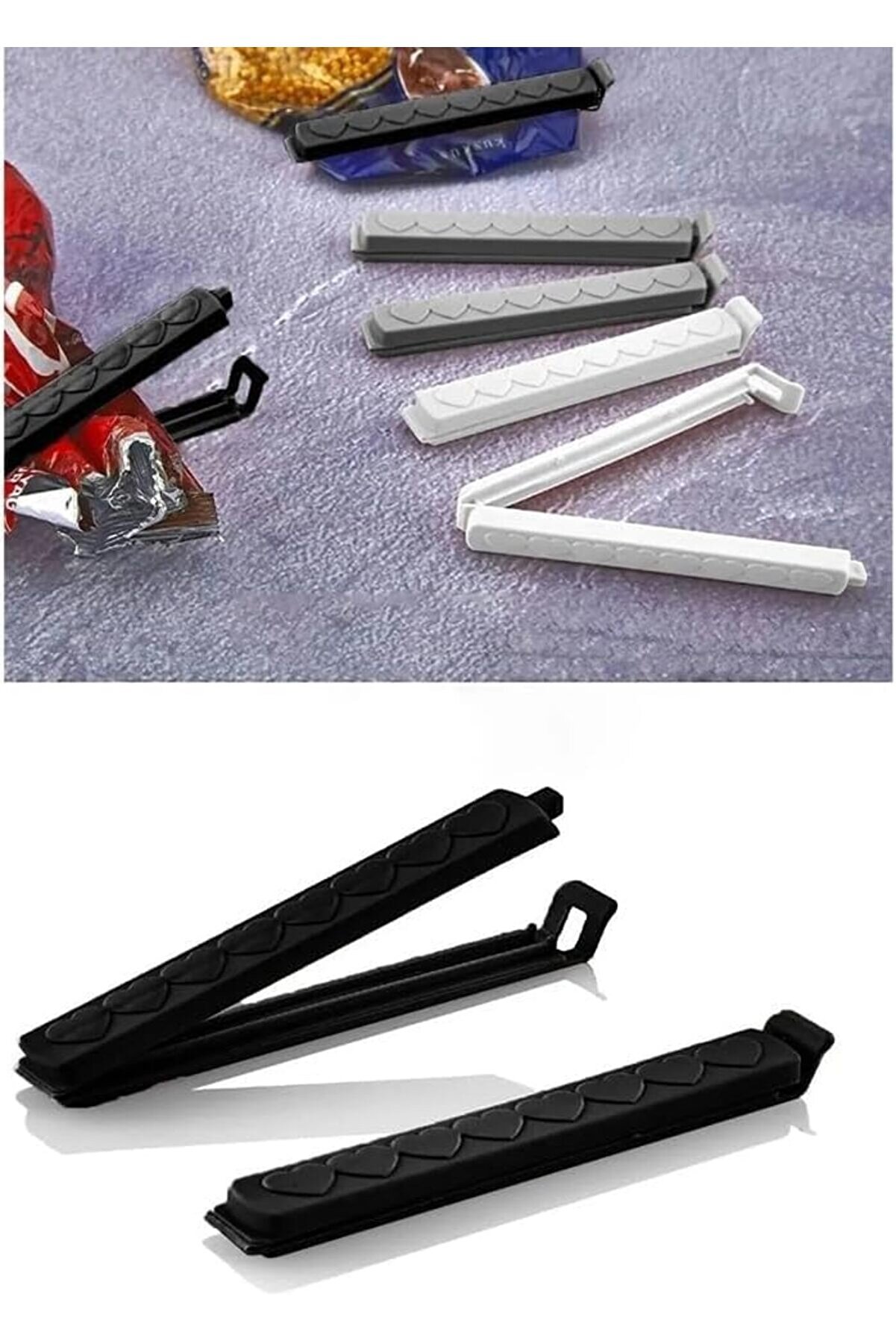 Poşet Kli̇psi̇, 6 Ve 12 Adet Se&ccedil;eneği̇, Karışık Renkli̇ (12) 1014773