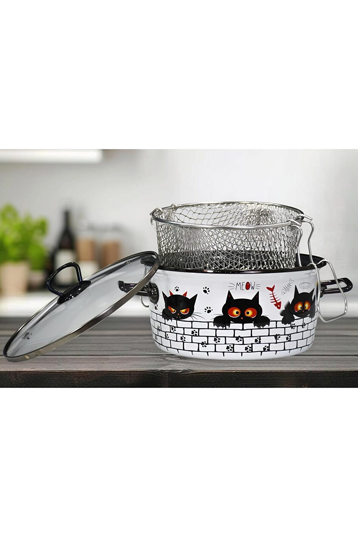 STOREMAX modashine Cat Kızartma Tenceresi 22 cm modascope 1014773