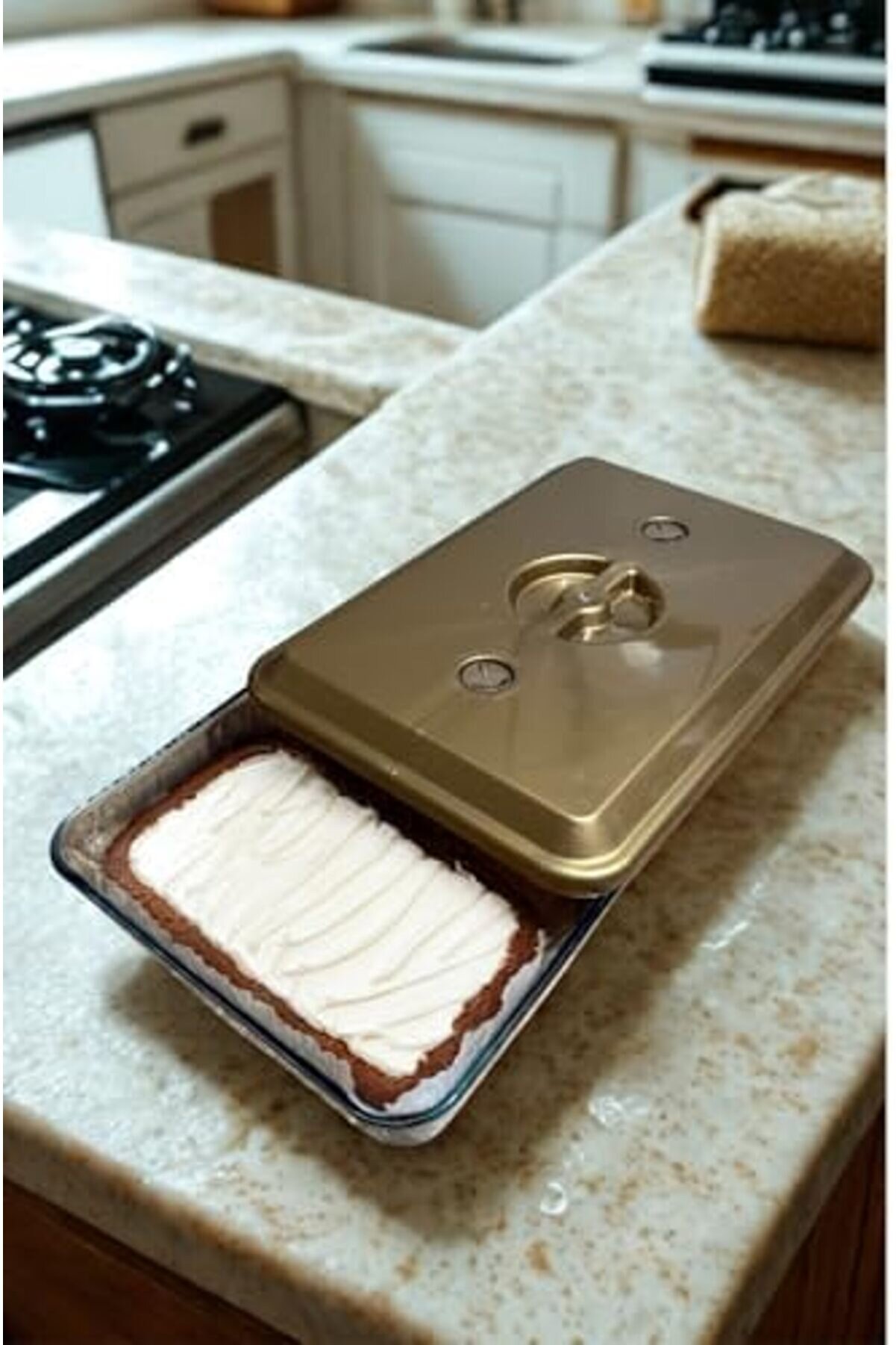 Modashi̇ne Kanallı Di̇kd&ouml;rtgen Kapağı Fırın Ve Mi̇krodalga Uyumlu Modascope 1014773