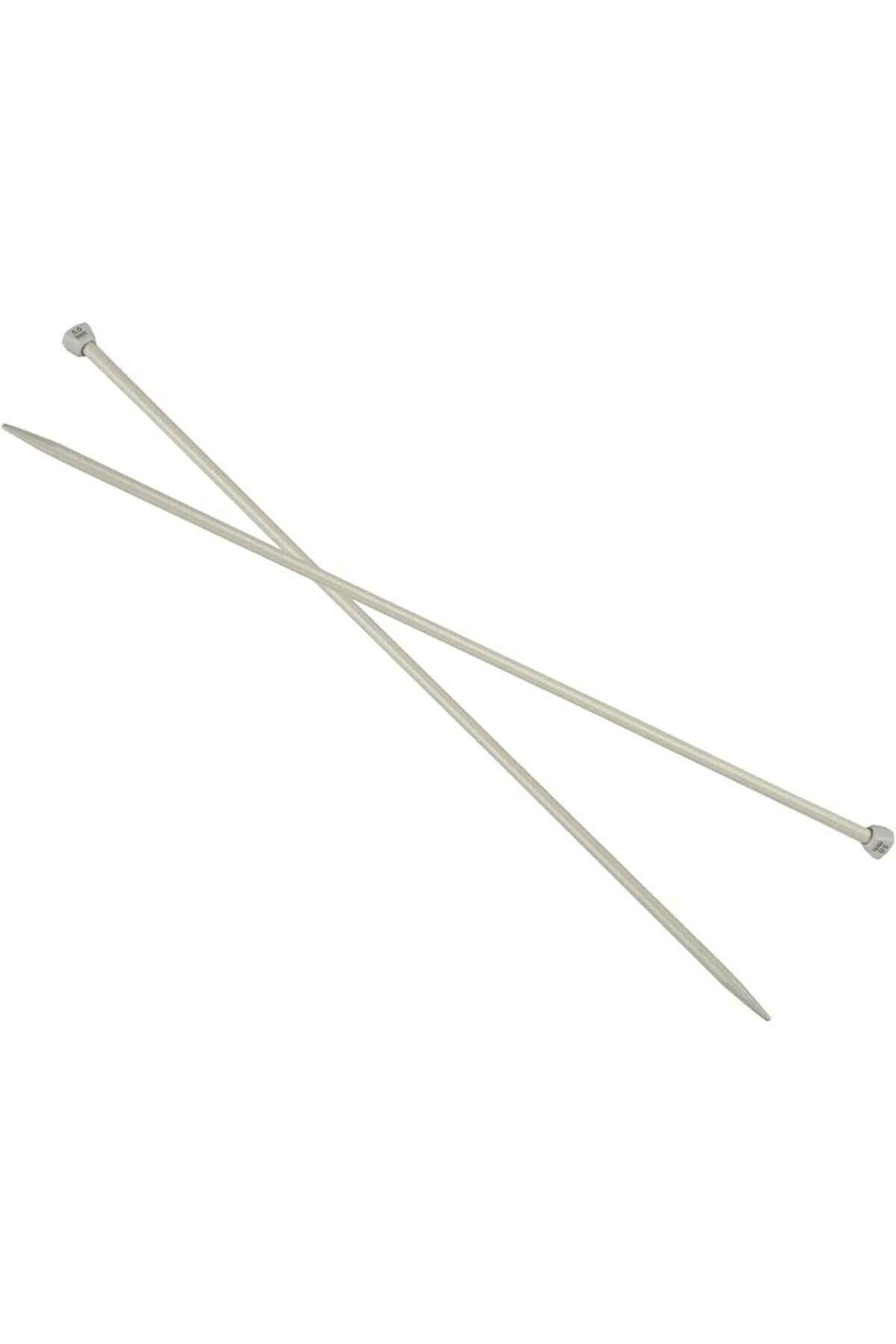 STOREMAX modashine Marifetlerim - Beyaz Düz Örgü Şişi 5 Numara modascope 1014773